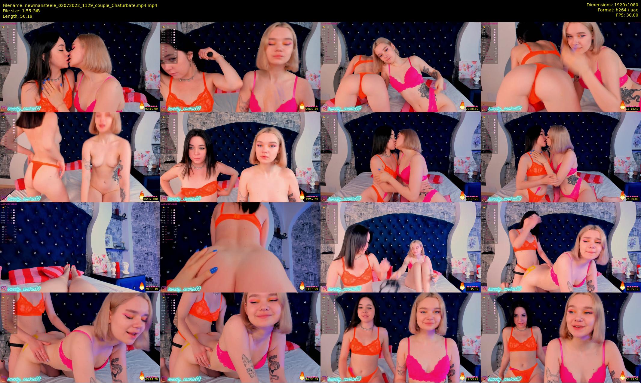 newmansteele — 57 minute Chaturbate couple cam show recording, 1080p, Jul 2, 2022