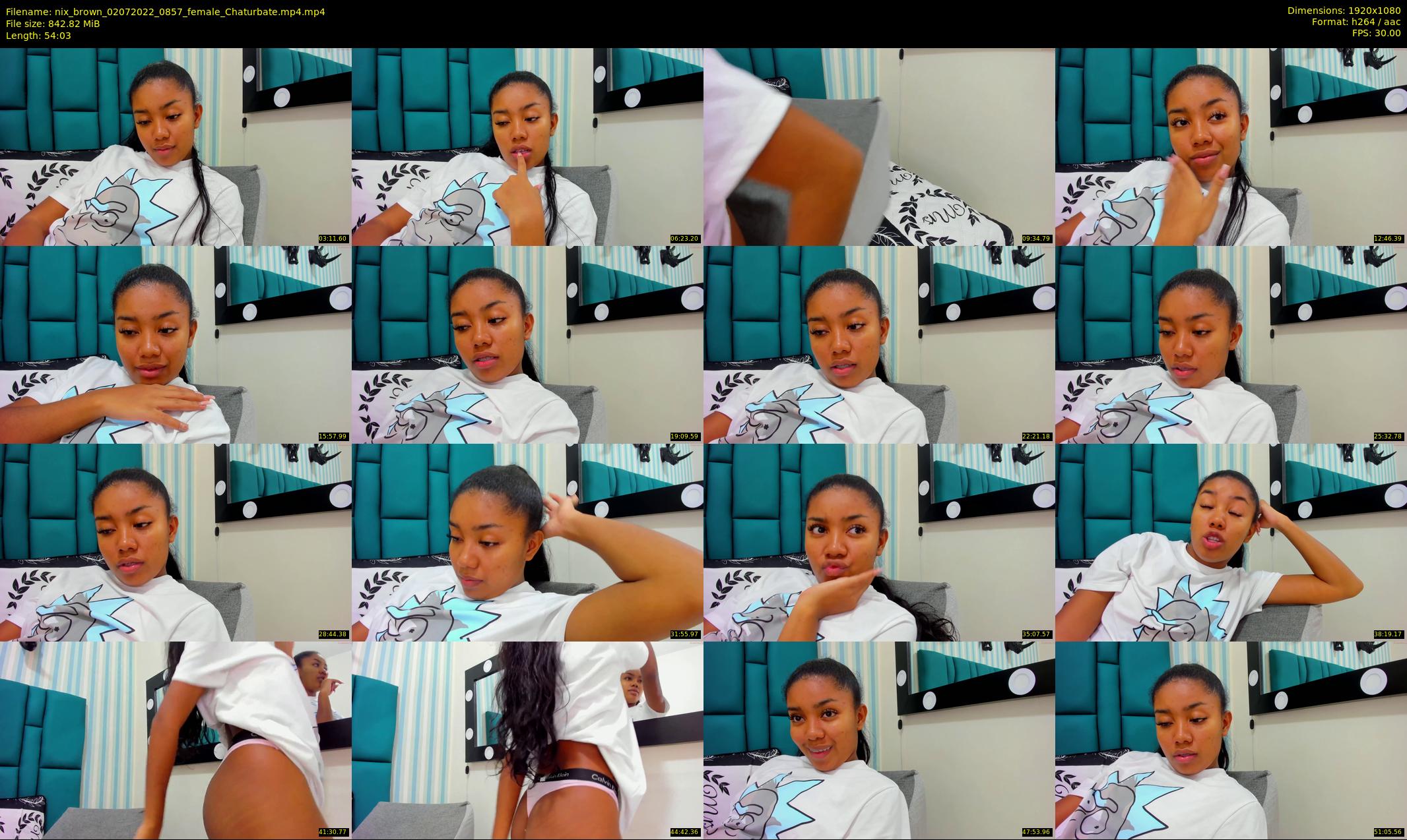 nix_brown — 55 minute Chaturbate female cam show recording, 1080p, Jul 2, 2022