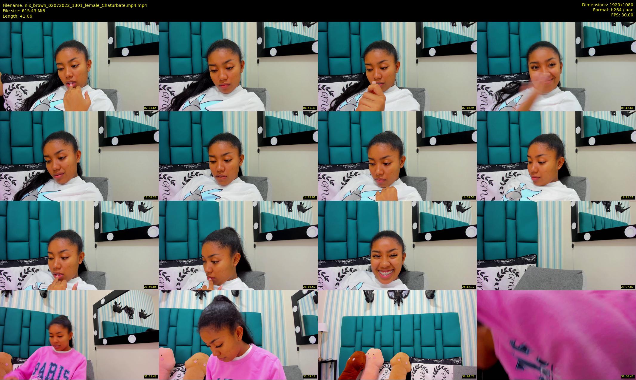 nix_brown — 42 minute Chaturbate female cam show recording, 1080p, Jul 2, 2022