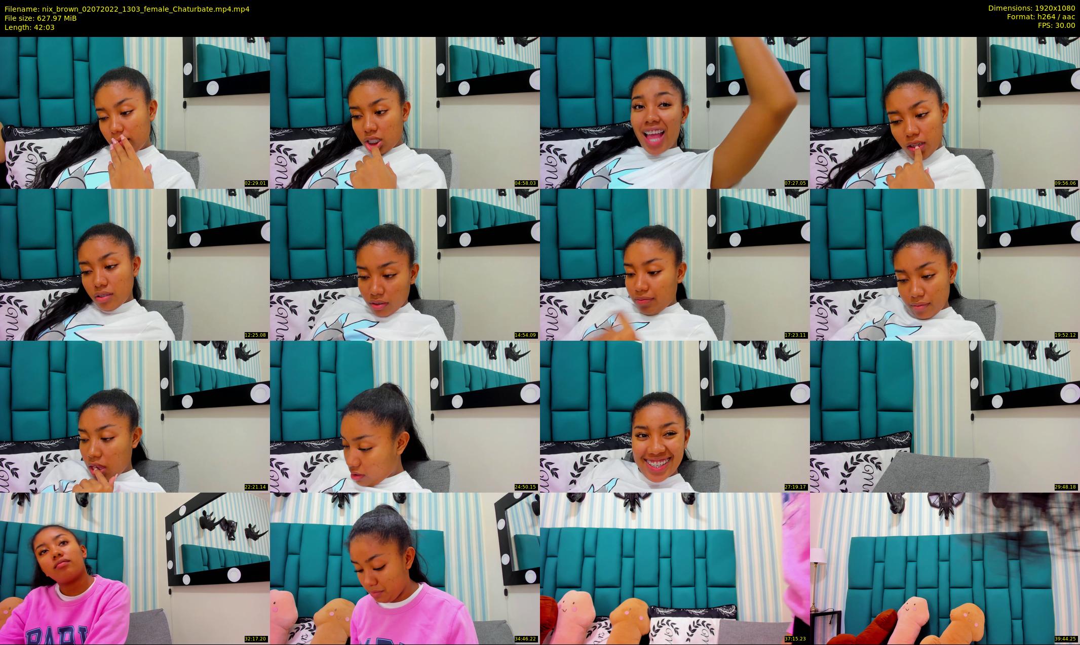 nix_brown — 43 minute Chaturbate female cam show recording, 1080p, Jul 2, 2022