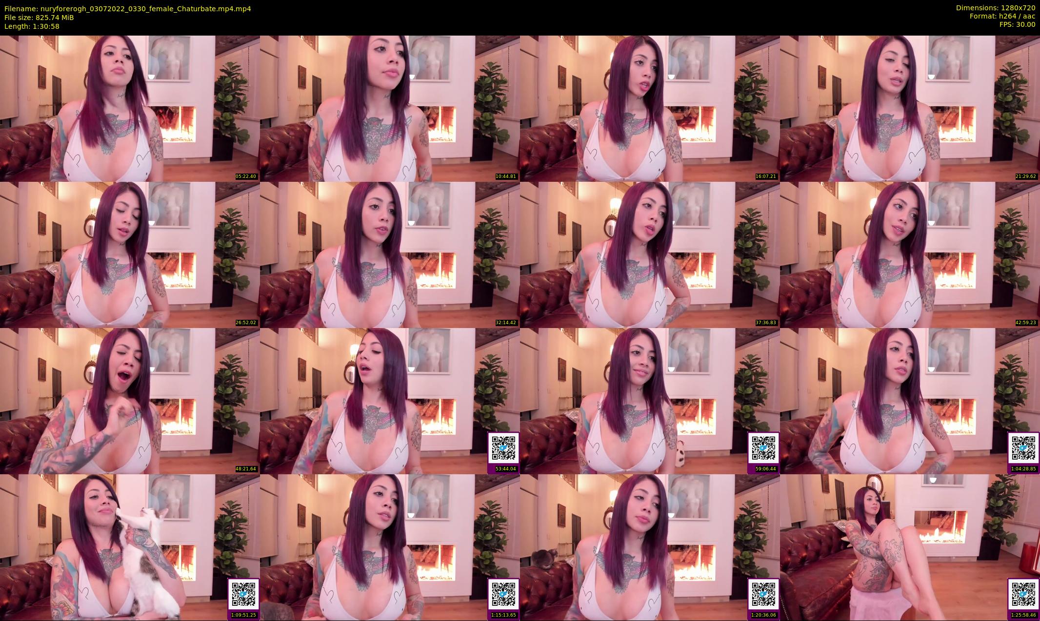 nuryforerogh — 91 minute Chaturbate female cam show recording, 720p, Jul 3, 2022