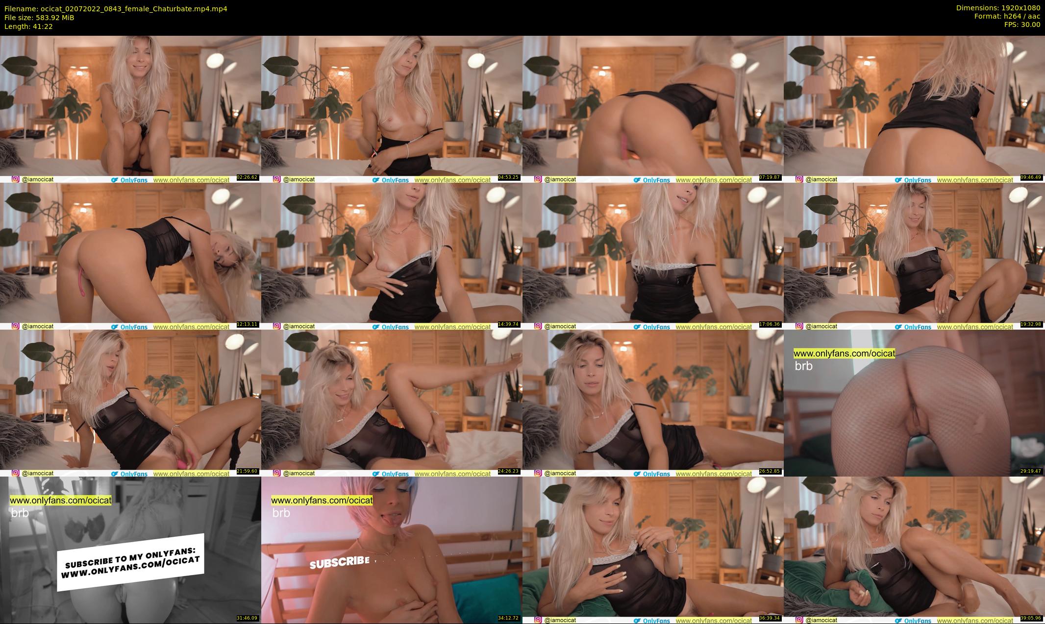 ocicat — 42 minute Chaturbate female cam show recording, 1080p, Jul 2, 2022