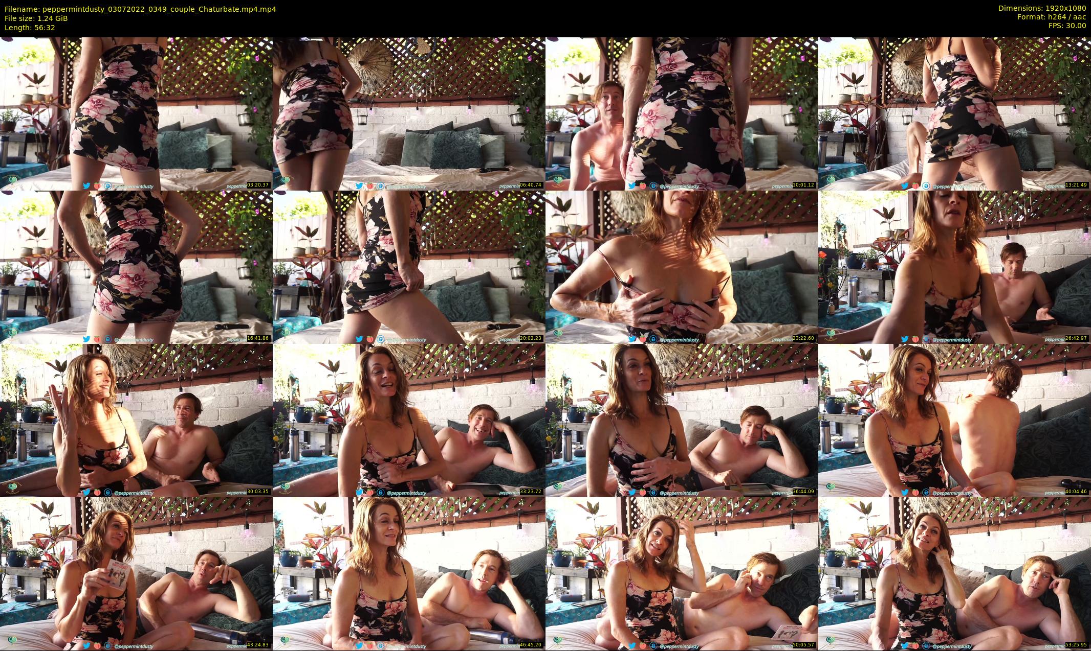 peppermintdusty — 57 minute Chaturbate couple cam show recording, 1080p, Jul 3, 2022