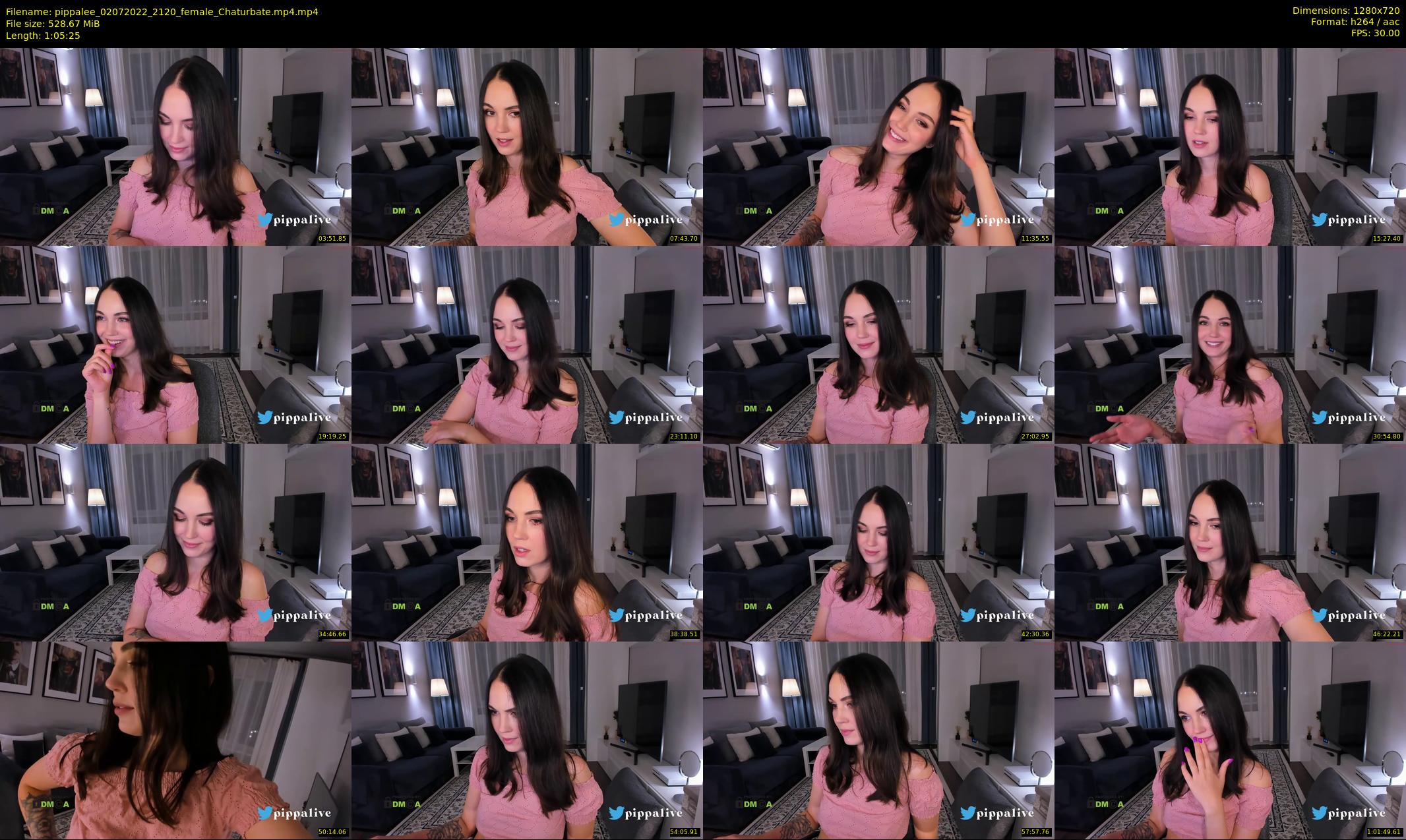 pippalee — 66 minute Chaturbate female cam show recording, 720p, Jul 2, 2022