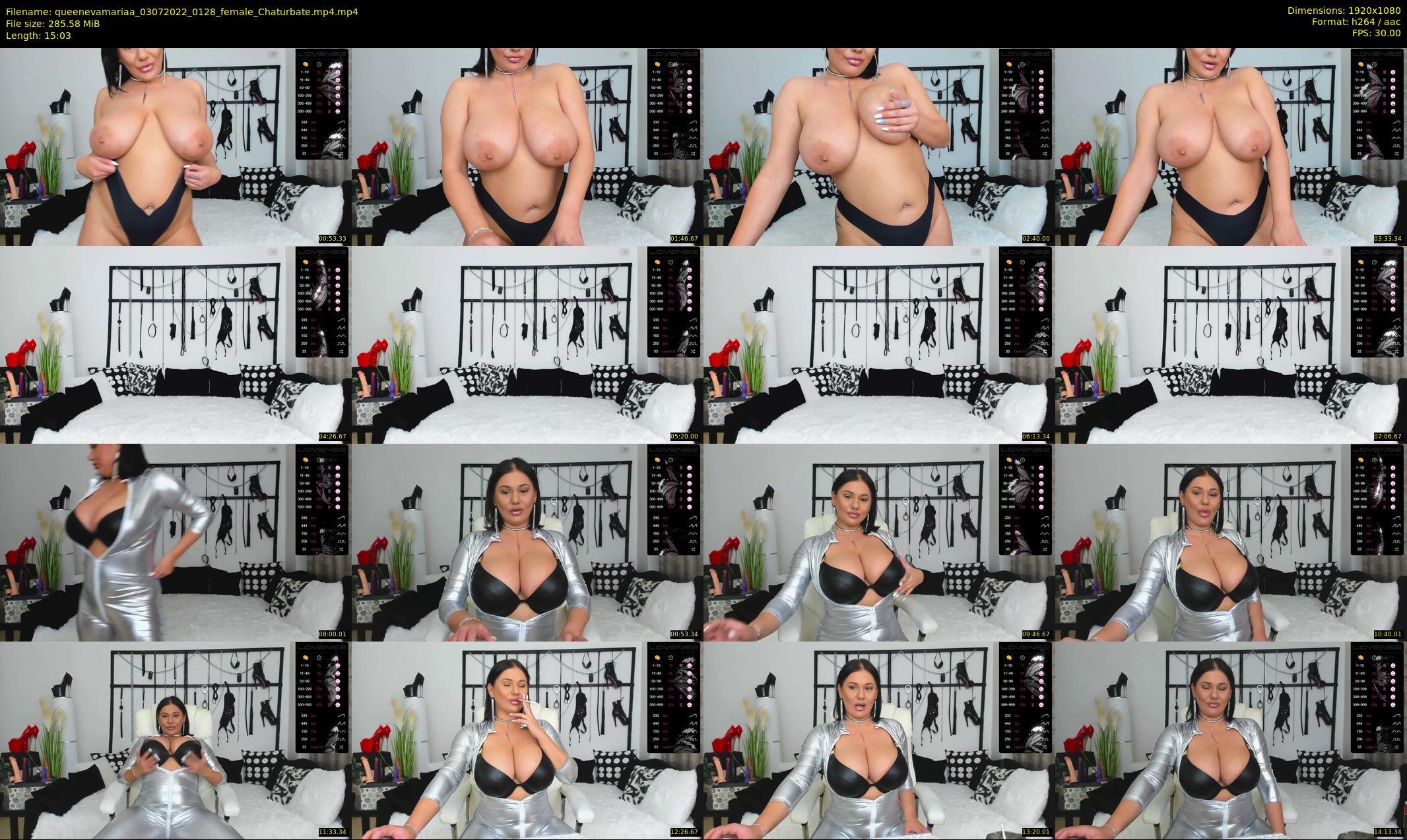 queenevamariaa — 16 minute Chaturbate female cam show recording, 1080p, Jul 3, 2022