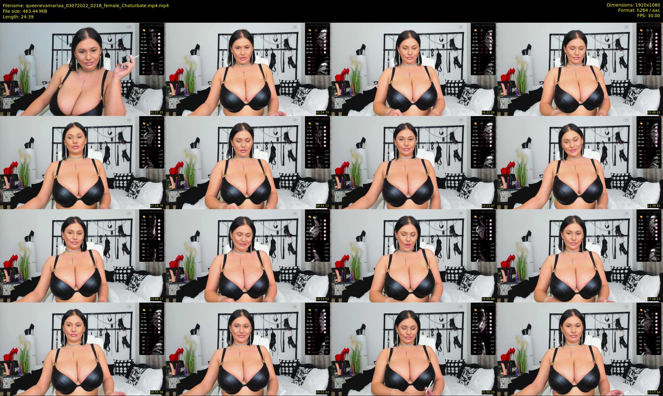 queenevamariaa — 25 minute Chaturbate female cam show recording, 1080p, Jul 3, 2022