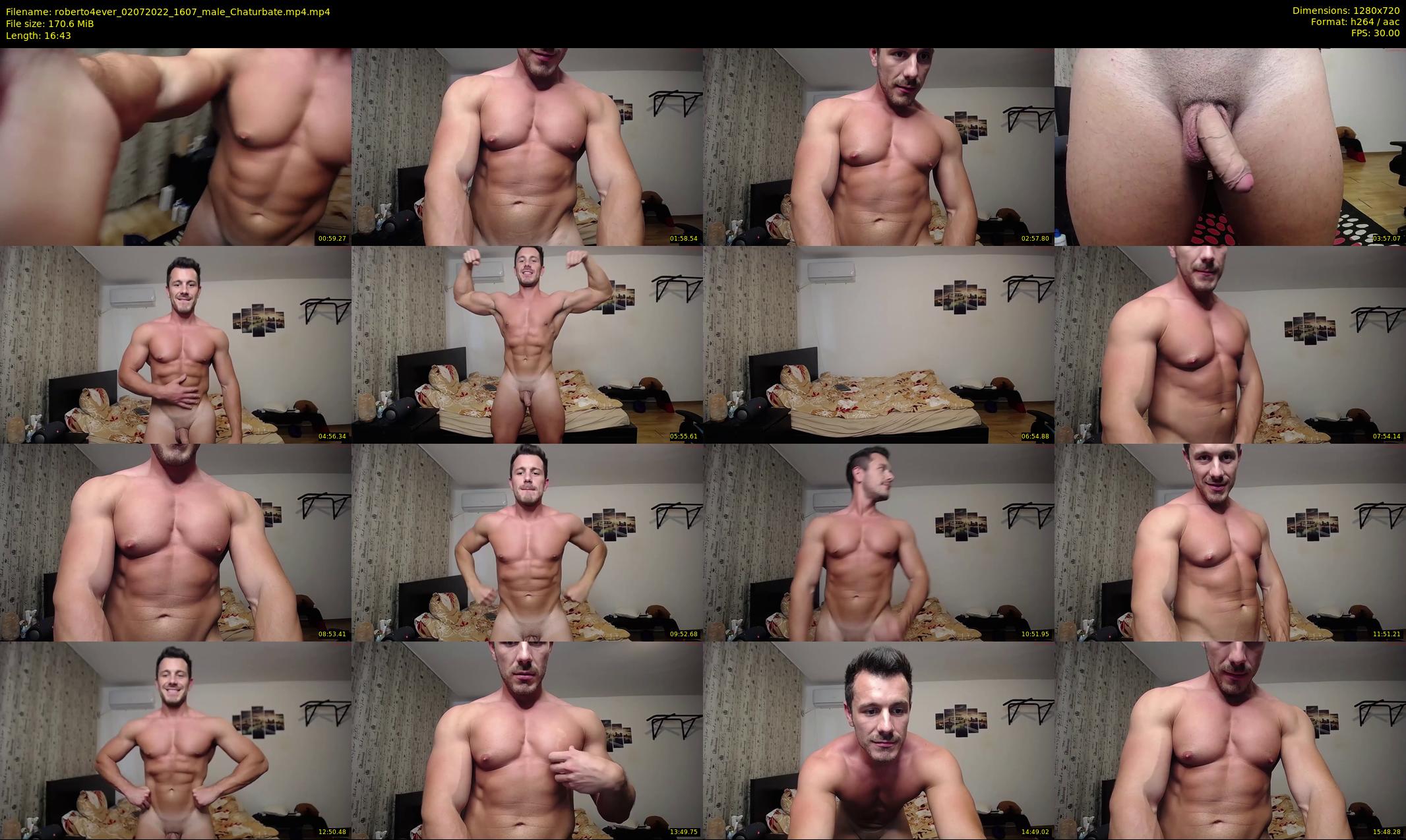 roberto4ever — 17 minute Chaturbate male cam show recording, 720p, Jul 2, 2022