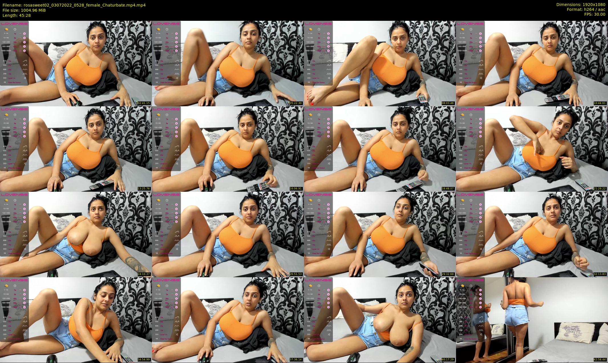 rosasweet02 — 46 minute Chaturbate female cam show recording, 1080p, Jul 3, 2022