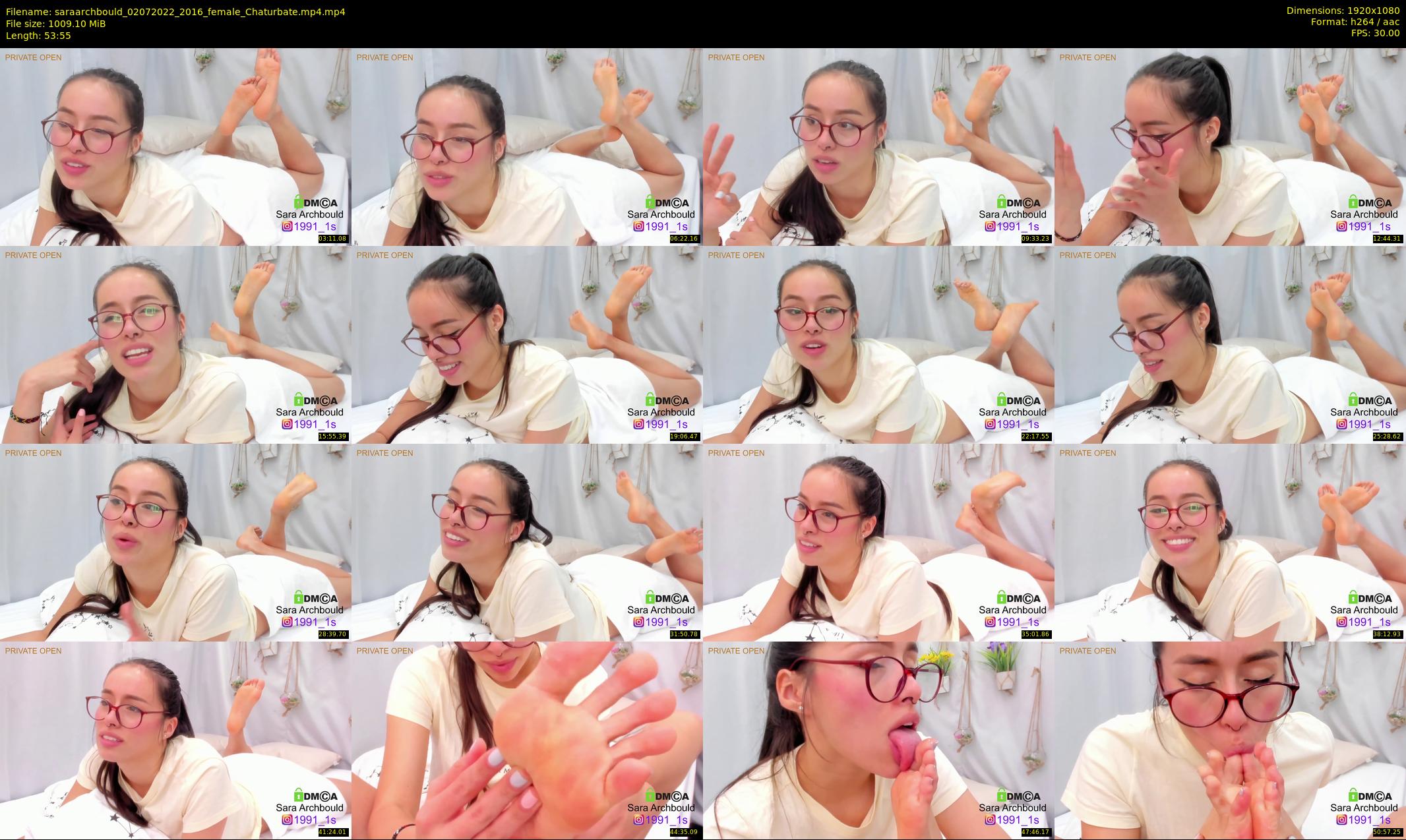 saraarchbould — 54 minute Chaturbate female cam show recording, 1080p, Jul 2, 2022