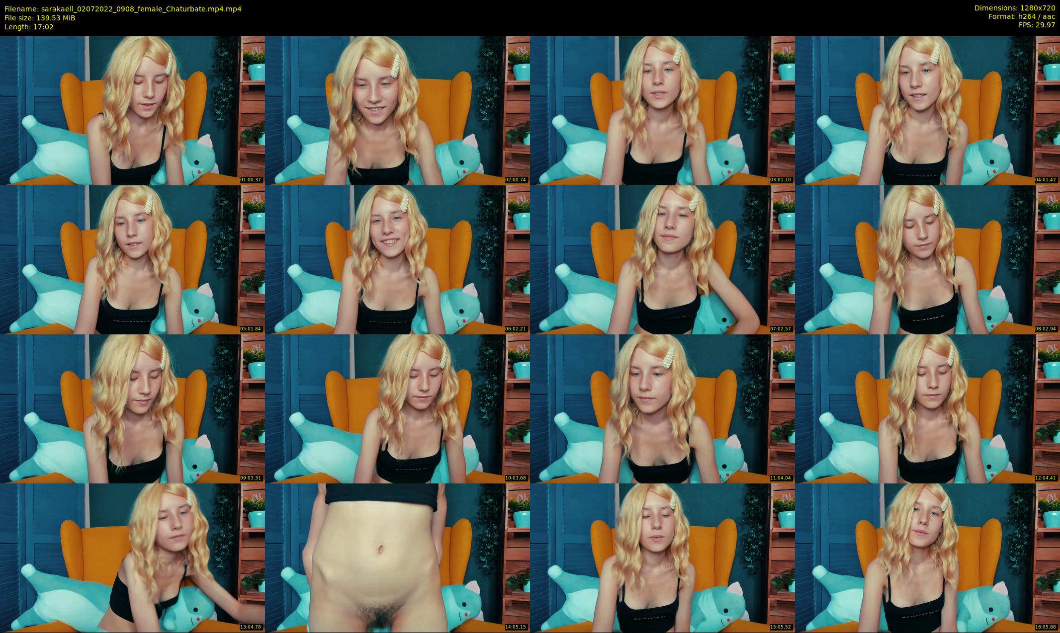 sarakaell — 18 minute Chaturbate female cam show recording, 720p, Jul 2, 2022