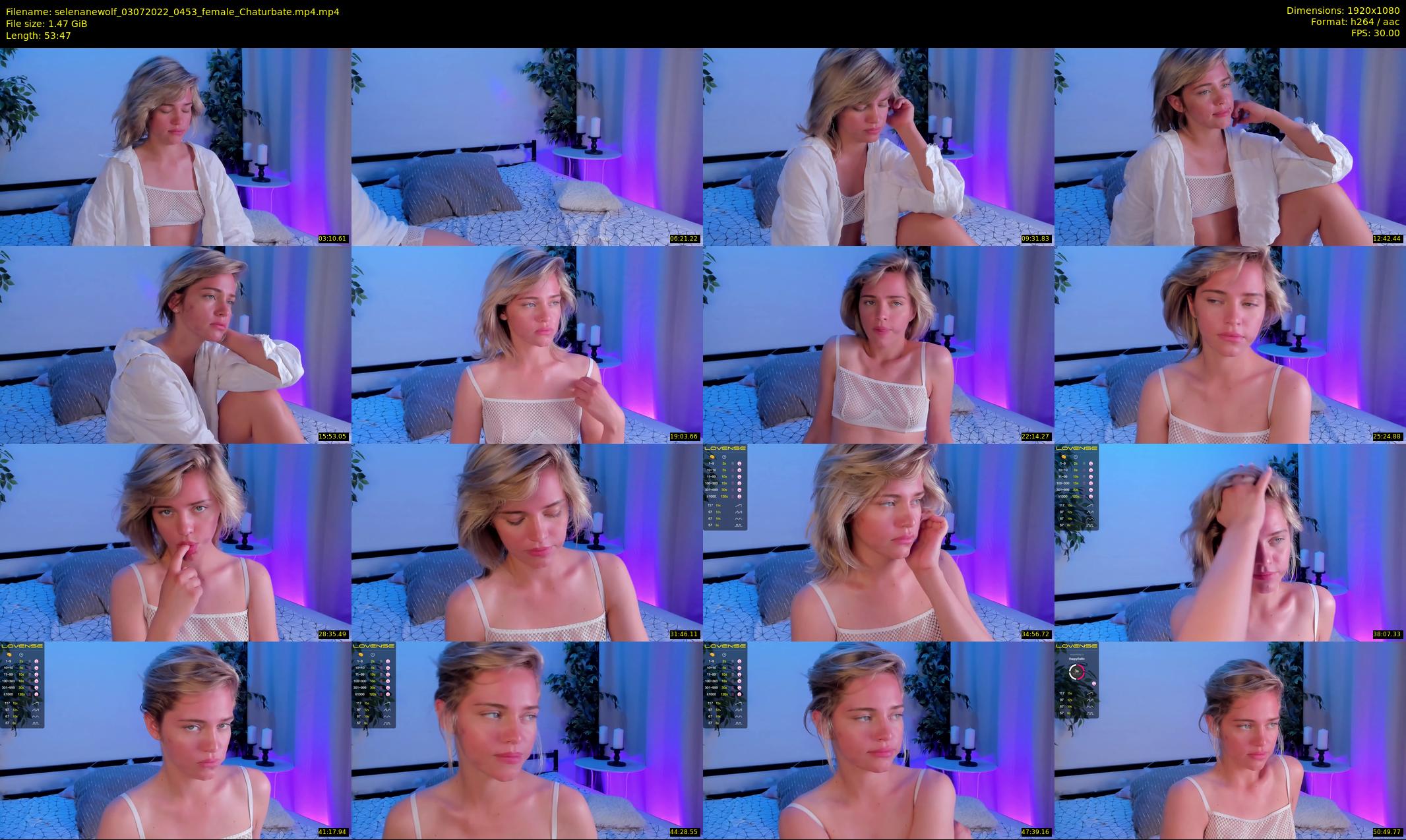 selenanewolf — 54 minute Chaturbate couple cam show recording, 1080p, Jul 3, 2022