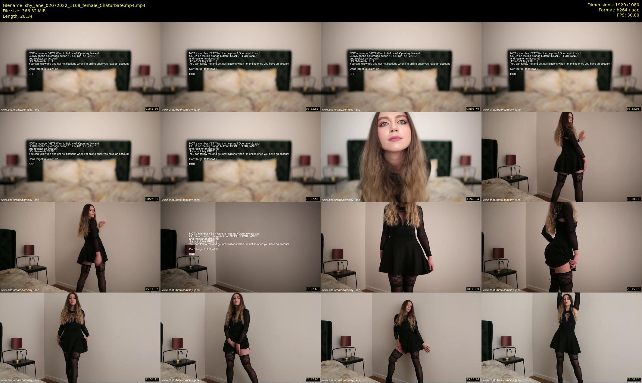 shy_jane — 29 minute Chaturbate female cam show recording, 1080p, Jul 2, 2022