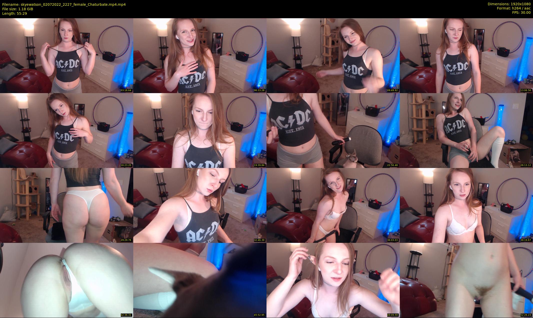 skyewatson — 56 minute Chaturbate female cam show recording, 1080p, Jul 2, 2022