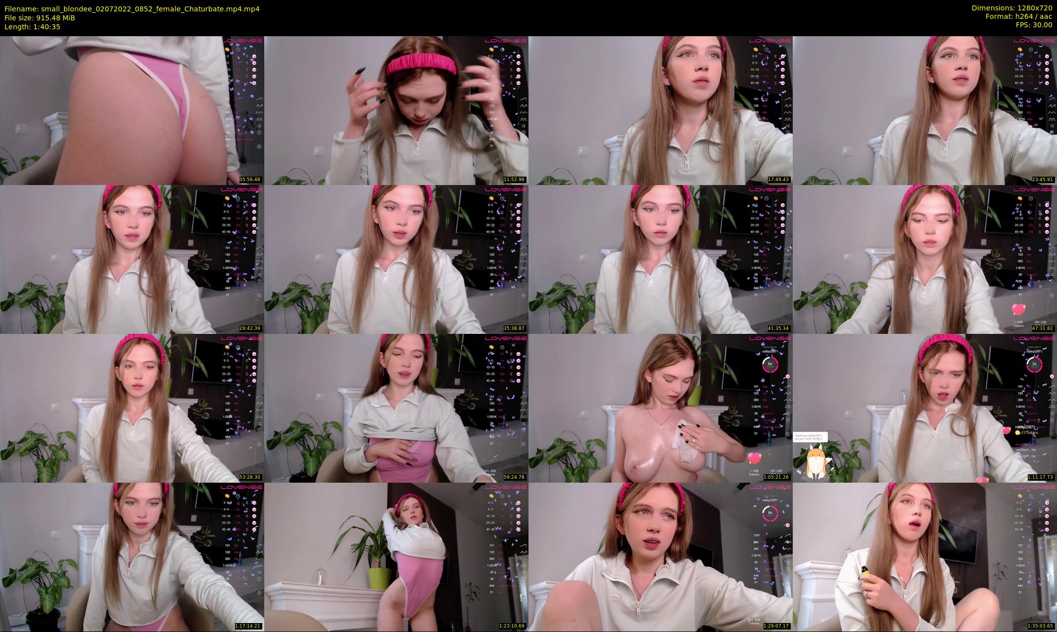 small_blondee — 101 minute Chaturbate female cam show recording, 720p, Jul 2, 2022