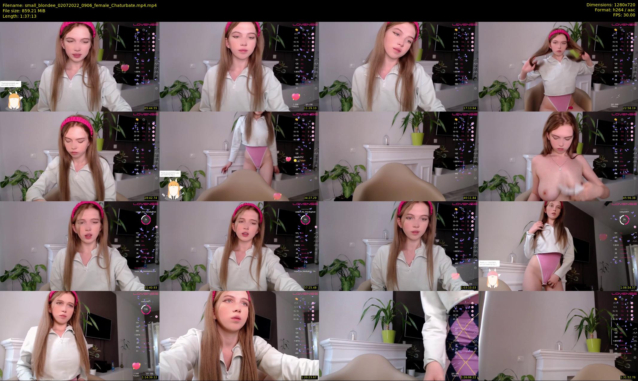 small_blondee — 98 minute Chaturbate female cam show recording, 720p, Jul 2, 2022