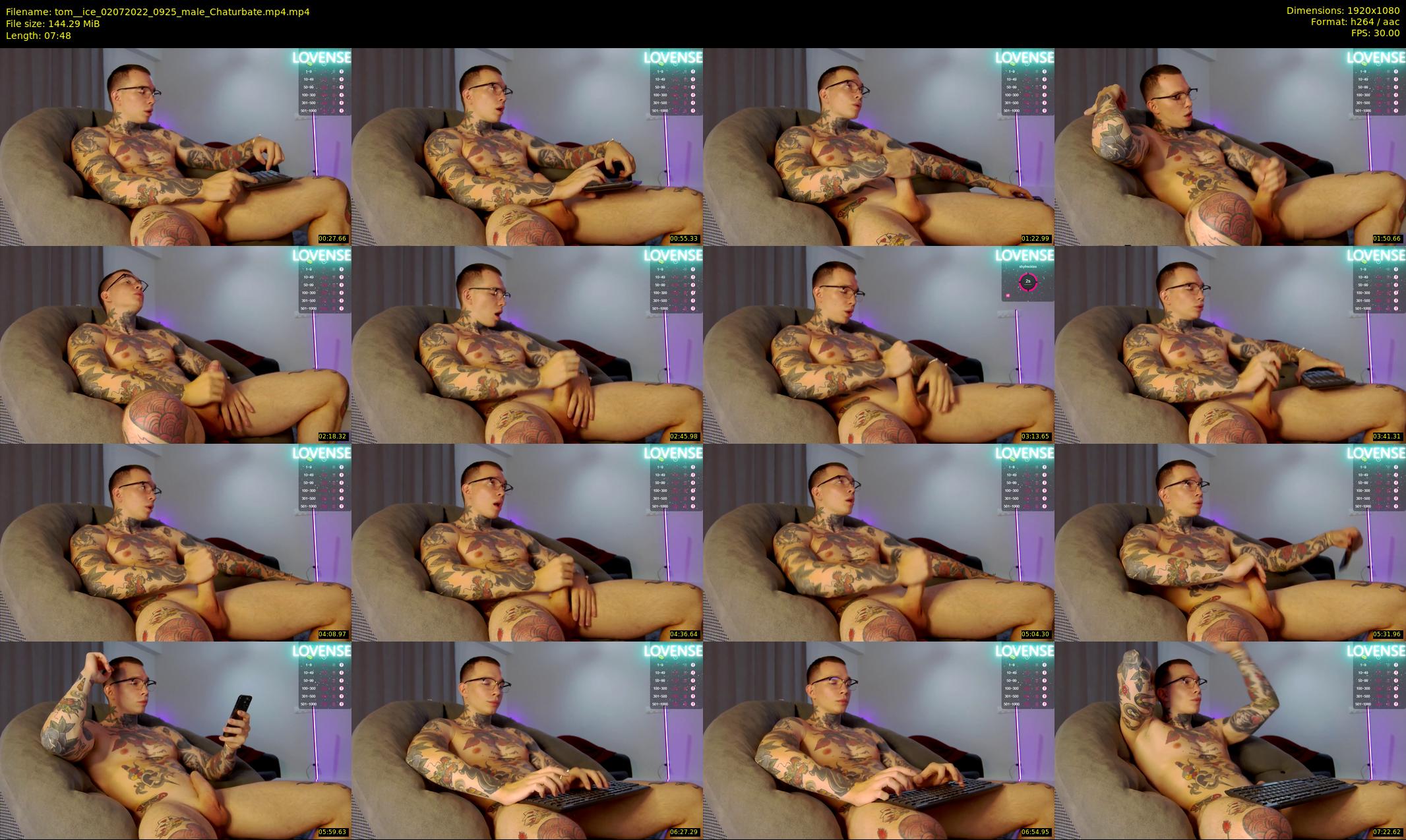 tom__ice — 8 minute Chaturbate male cam show recording, 1080p, Jul 2, 2022