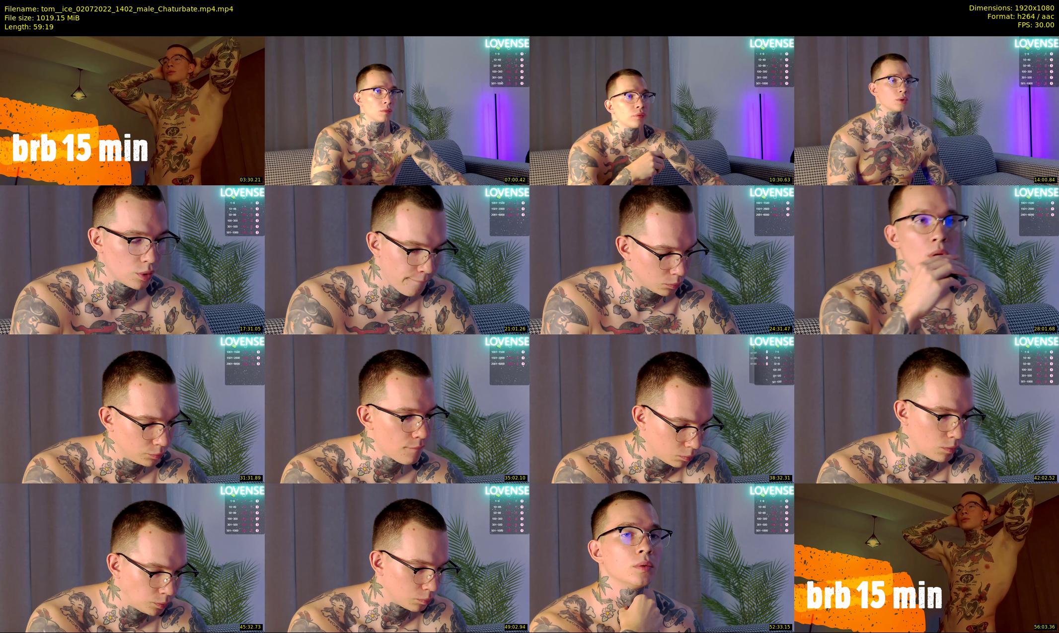 tom__ice — 60 minute Chaturbate male cam show recording, 1080p, Jul 2, 2022