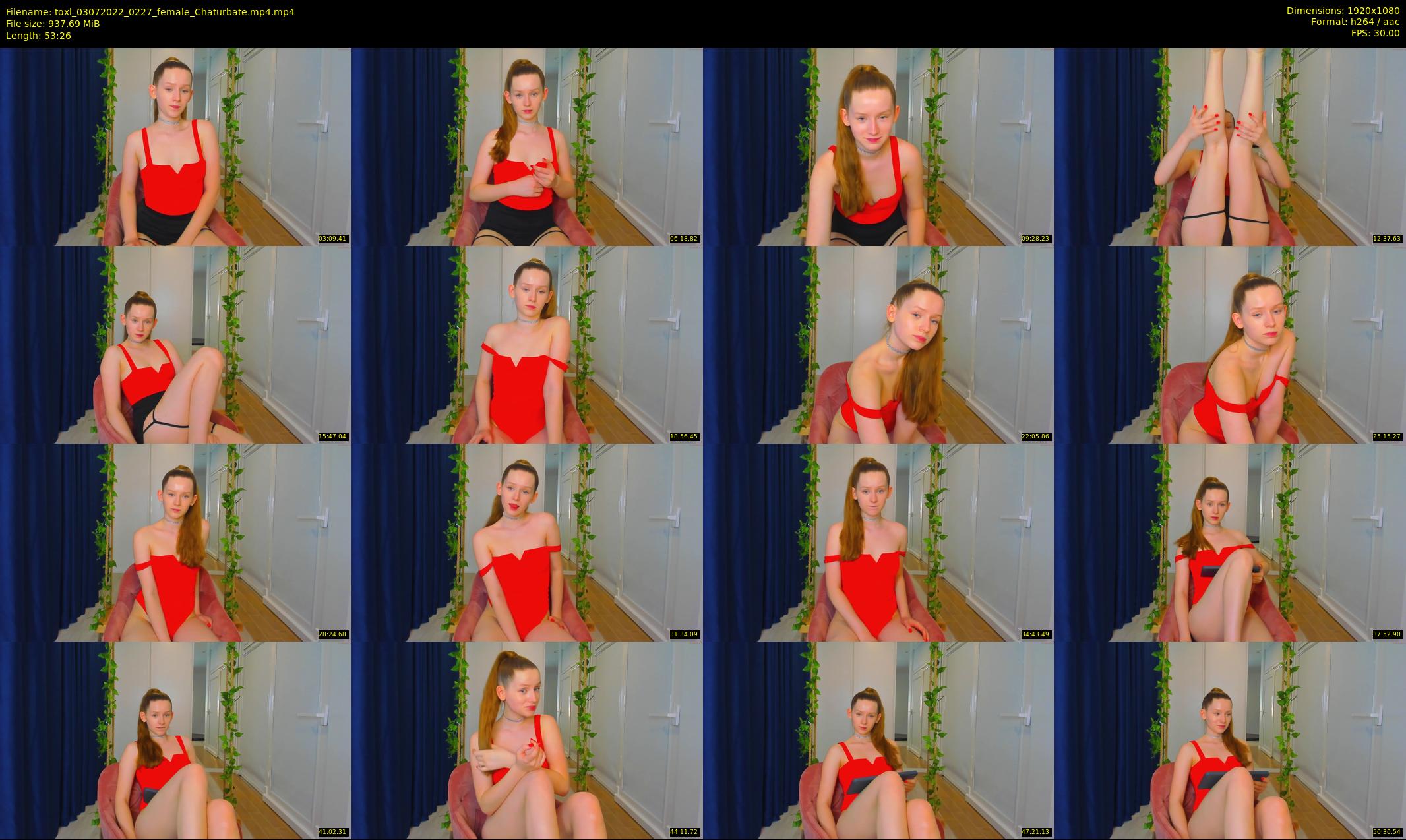 toxl — 54 minute Chaturbate female cam show recording, 1080p, Jul 3, 2022
