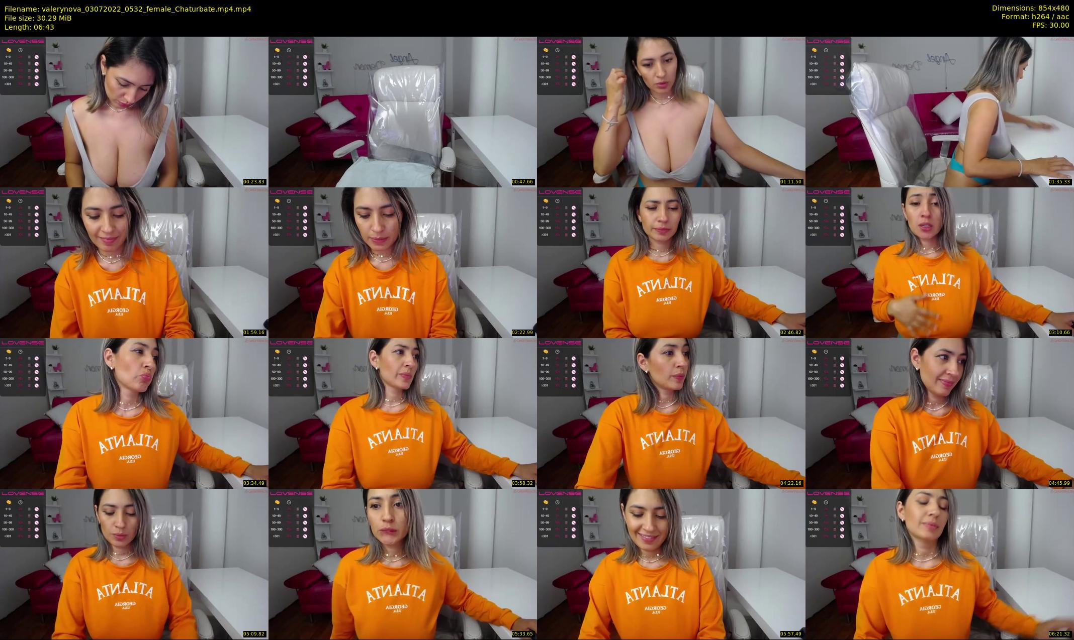 valerynova — 7 minute Chaturbate female cam show recording, 480p, Jul 3, 2022