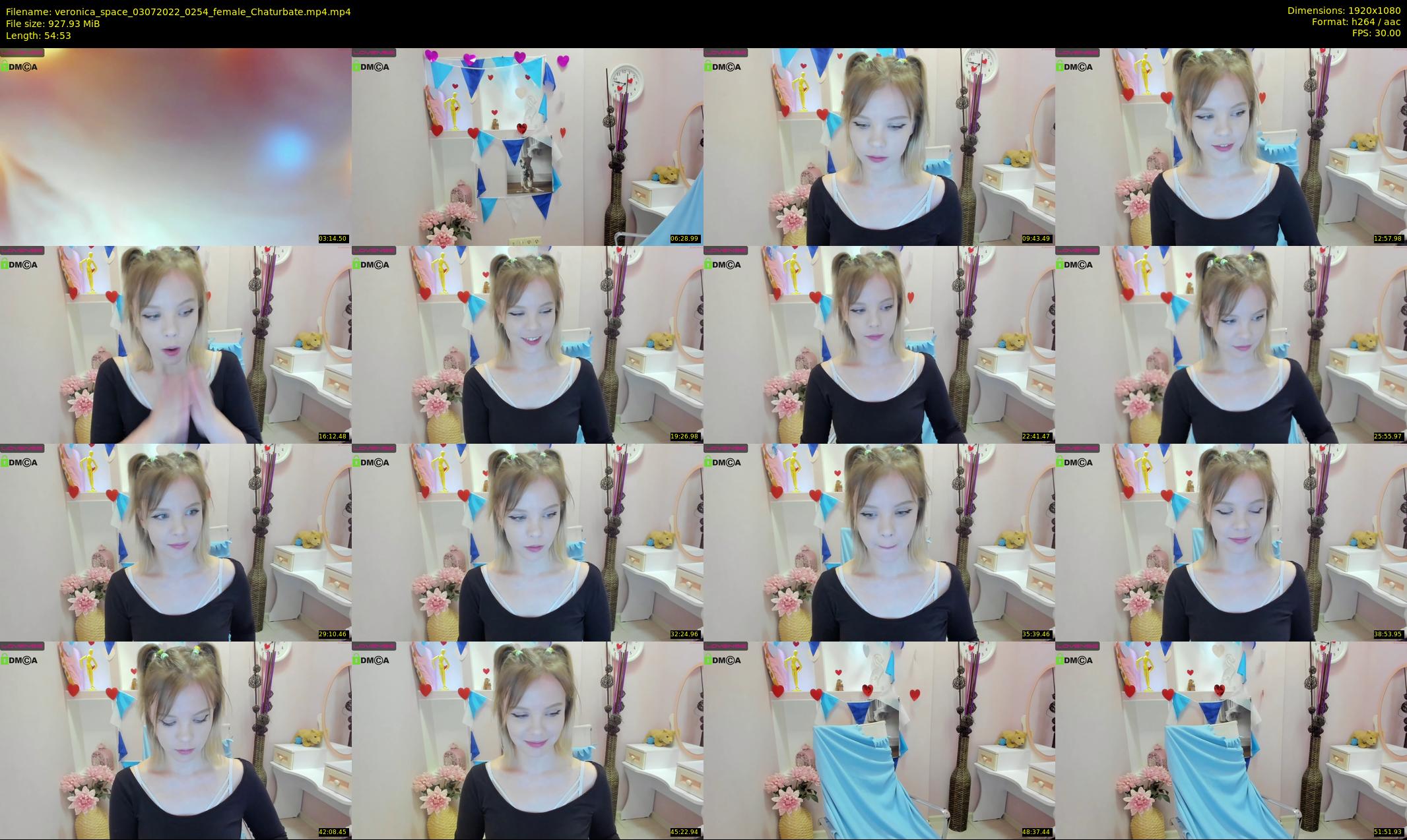 veronica_space — 55 minute Chaturbate female cam show recording, 1080p, Jul 3, 2022