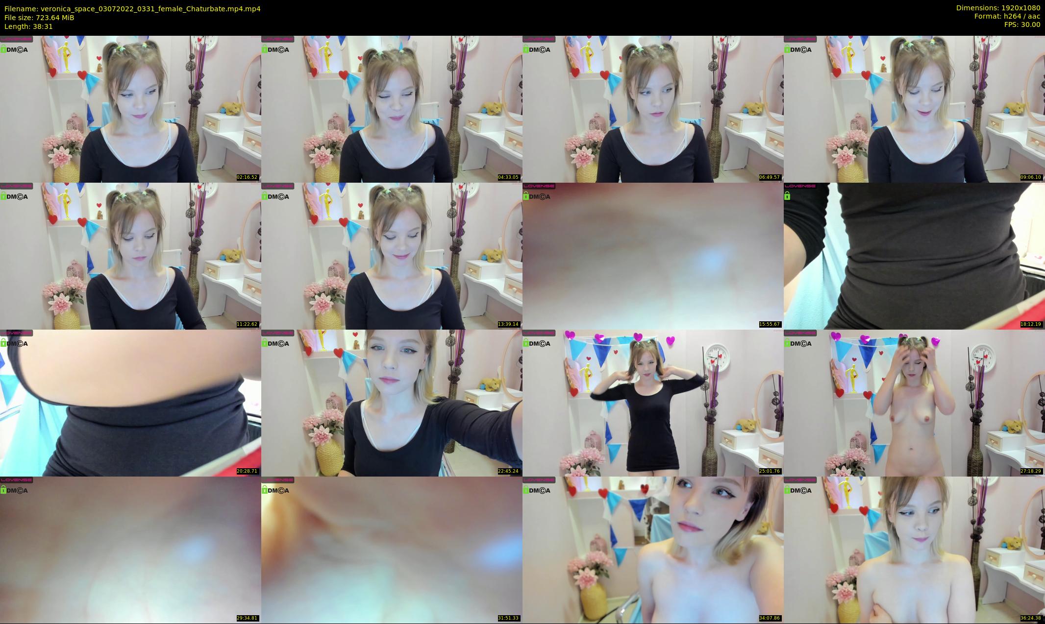 veronica_space — 39 minute Chaturbate female cam show recording, 1080p, Jul 3, 2022