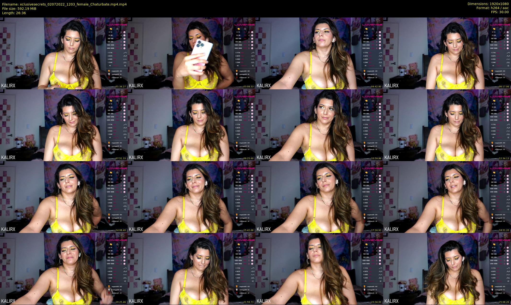 xclusivesecrets — 27 minute Chaturbate female cam show recording, 1080p, Jul 2, 2022