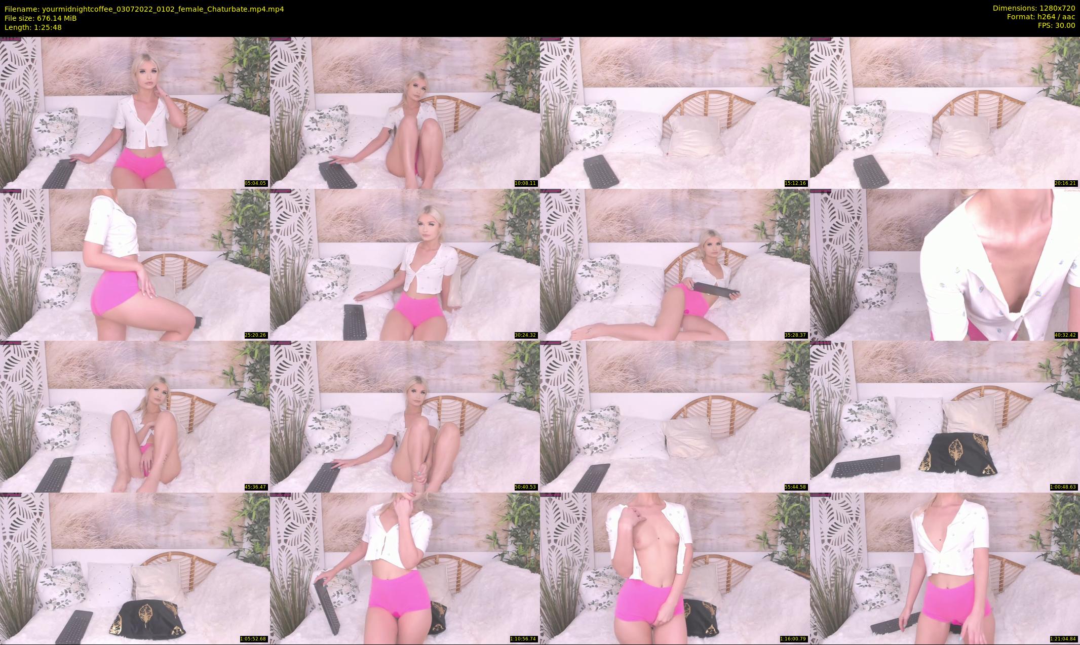 yourmidnightcoffee — 86 minute Chaturbate female cam show recording, 720p, Jul 3, 2022