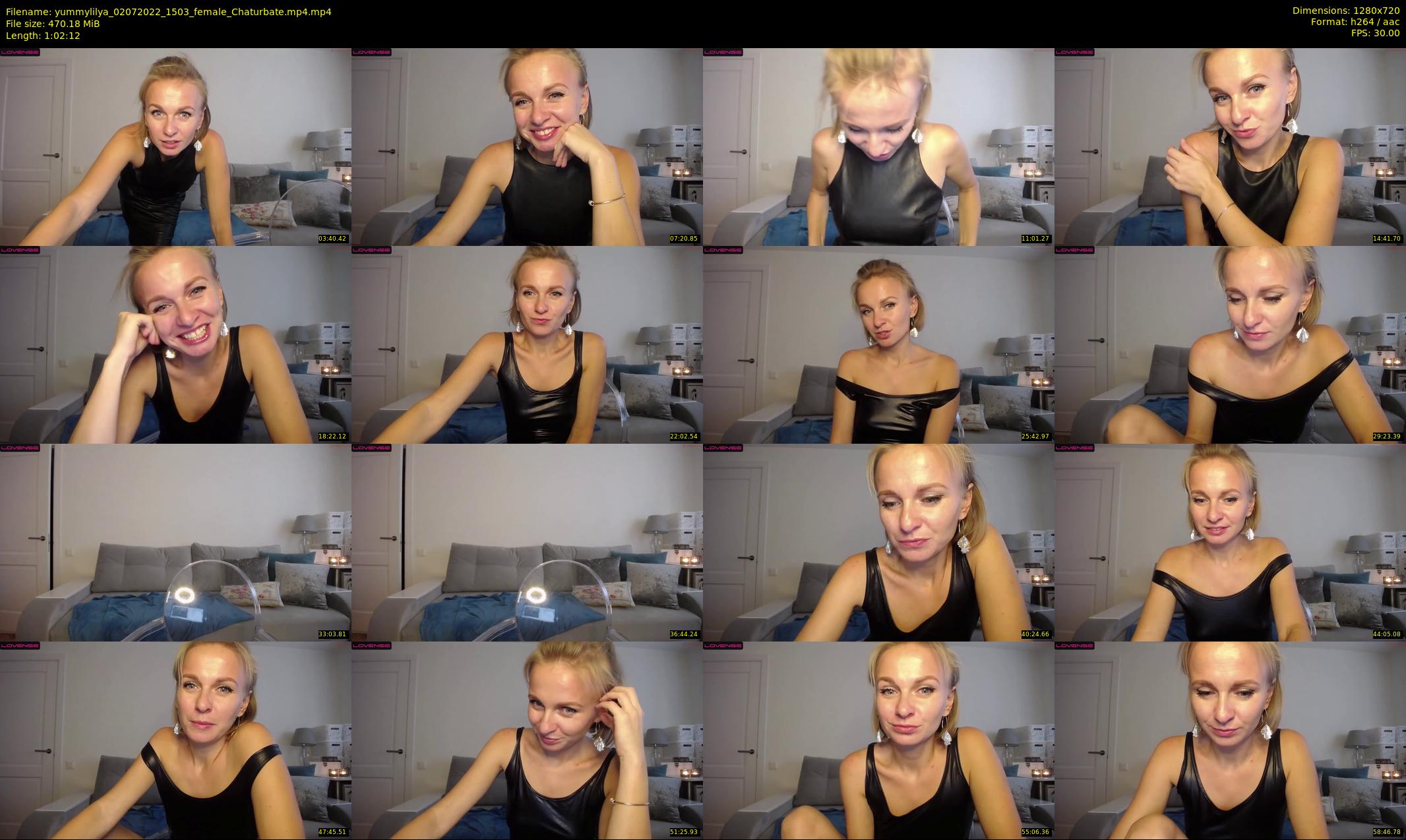 yummylilya — 63 minute Chaturbate female cam show recording, 720p, Jul 2, 2022