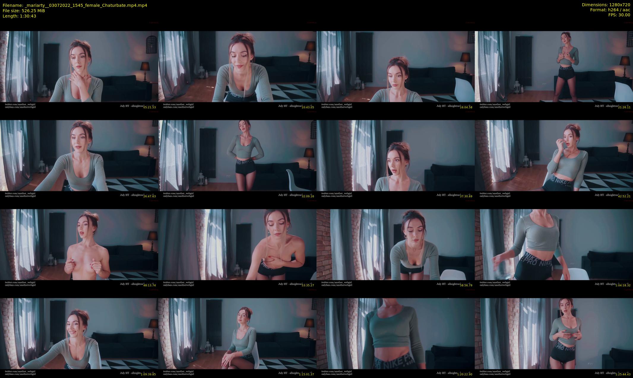 _mariarty_ — 91 minute Chaturbate female cam show recording, 720p, Jul 3, 2022