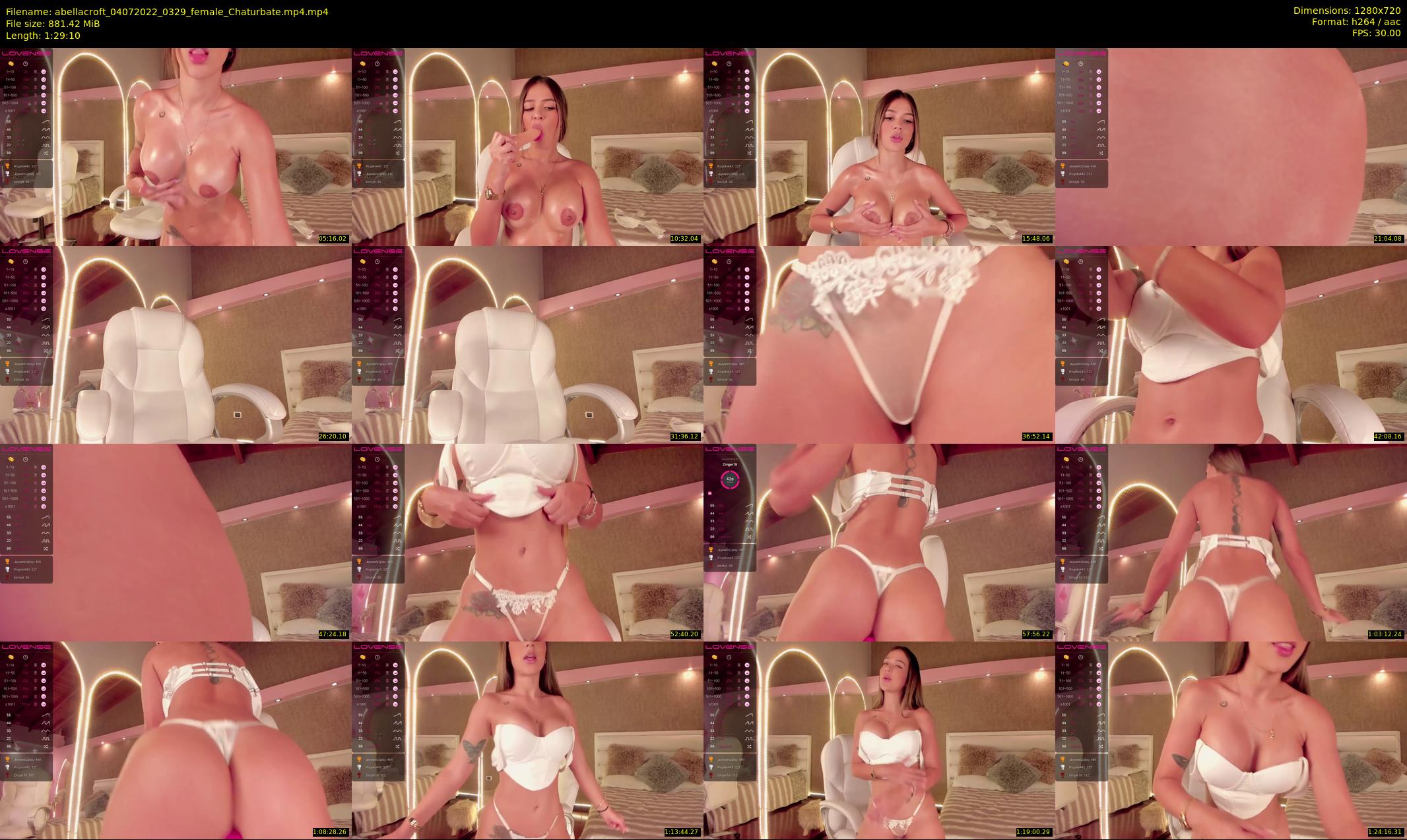 abellacroft — 90 minute Chaturbate female cam show recording, 720p, Jul 4, 2022