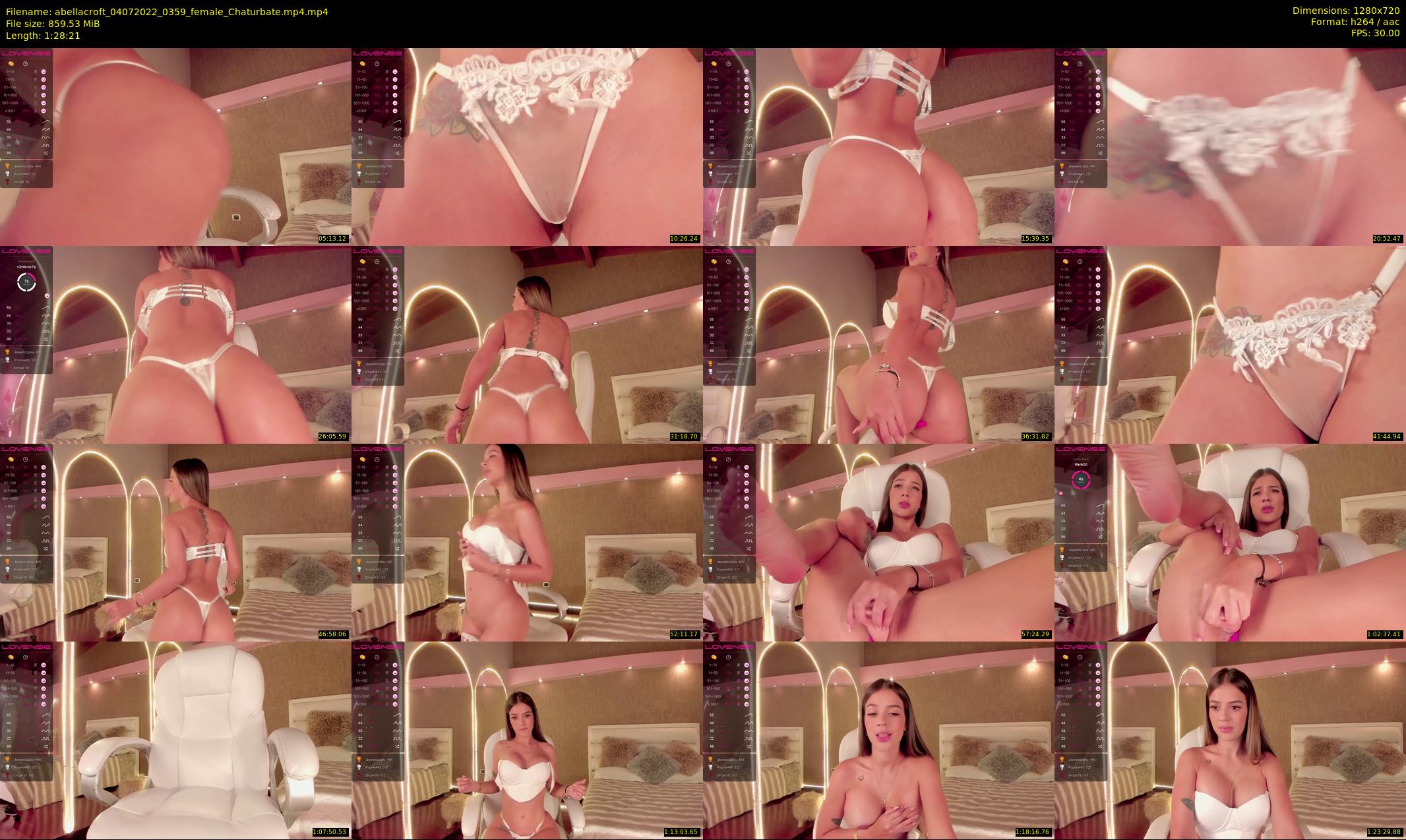 abellacroft — 89 minute Chaturbate female cam show recording, 720p, Jul 4, 2022
