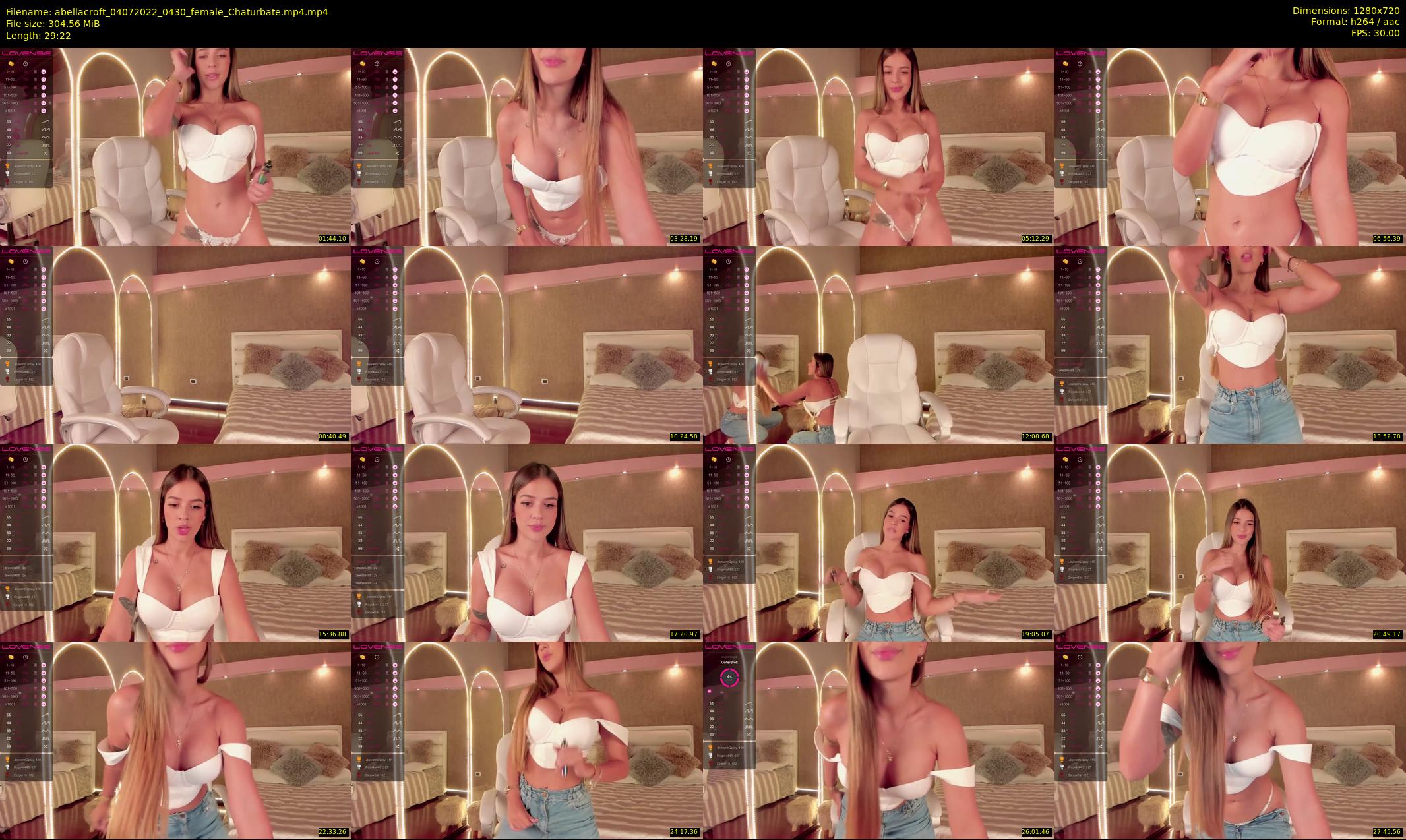 abellacroft — 30 minute Chaturbate female cam show recording, 720p, Jul 4, 2022