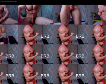 adam_muscle_ — 54 minute Chaturbate male cam show recording, 1080p, Jul 3, 2022