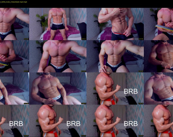 adam_muscle_ — 58 minute Chaturbate male cam show recording, 1080p, Jul 4, 2022
