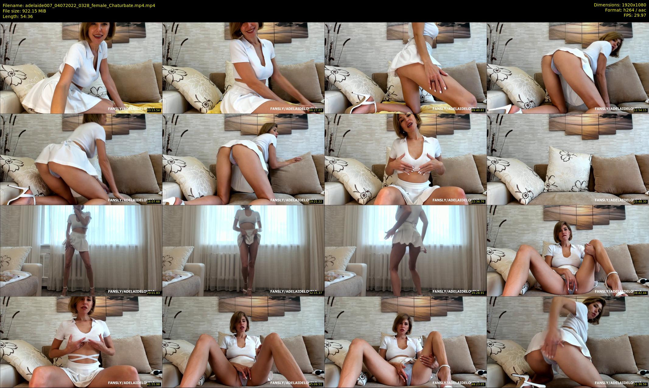 adelaide007 — 55 minute Chaturbate female cam show recording, 1080p, Jul 4, 2022