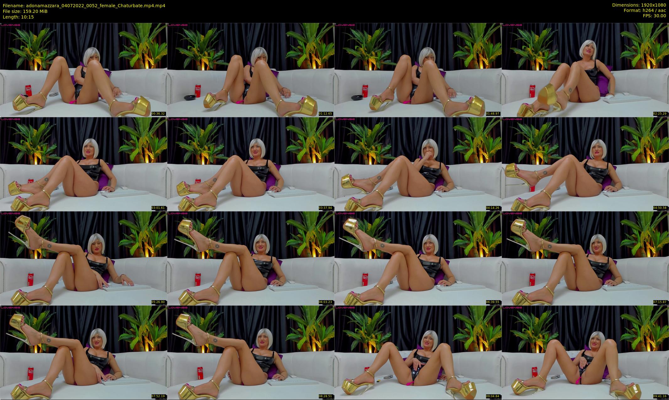 adonamazzara — 11 minute Chaturbate female cam show recording, 1080p, Jul 4, 2022