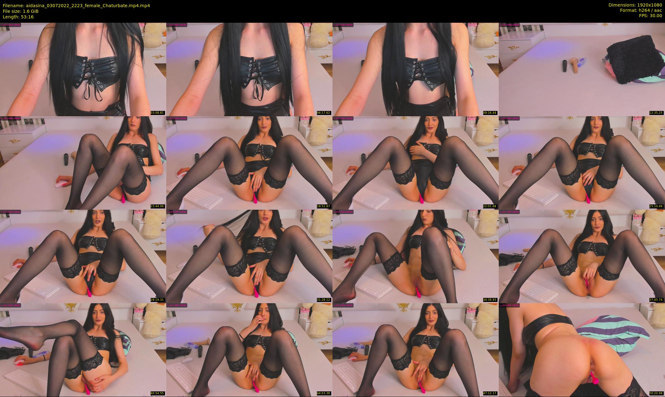 aidasina — 54 minute Chaturbate female cam show recording, 1080p, Jul 3, 2022