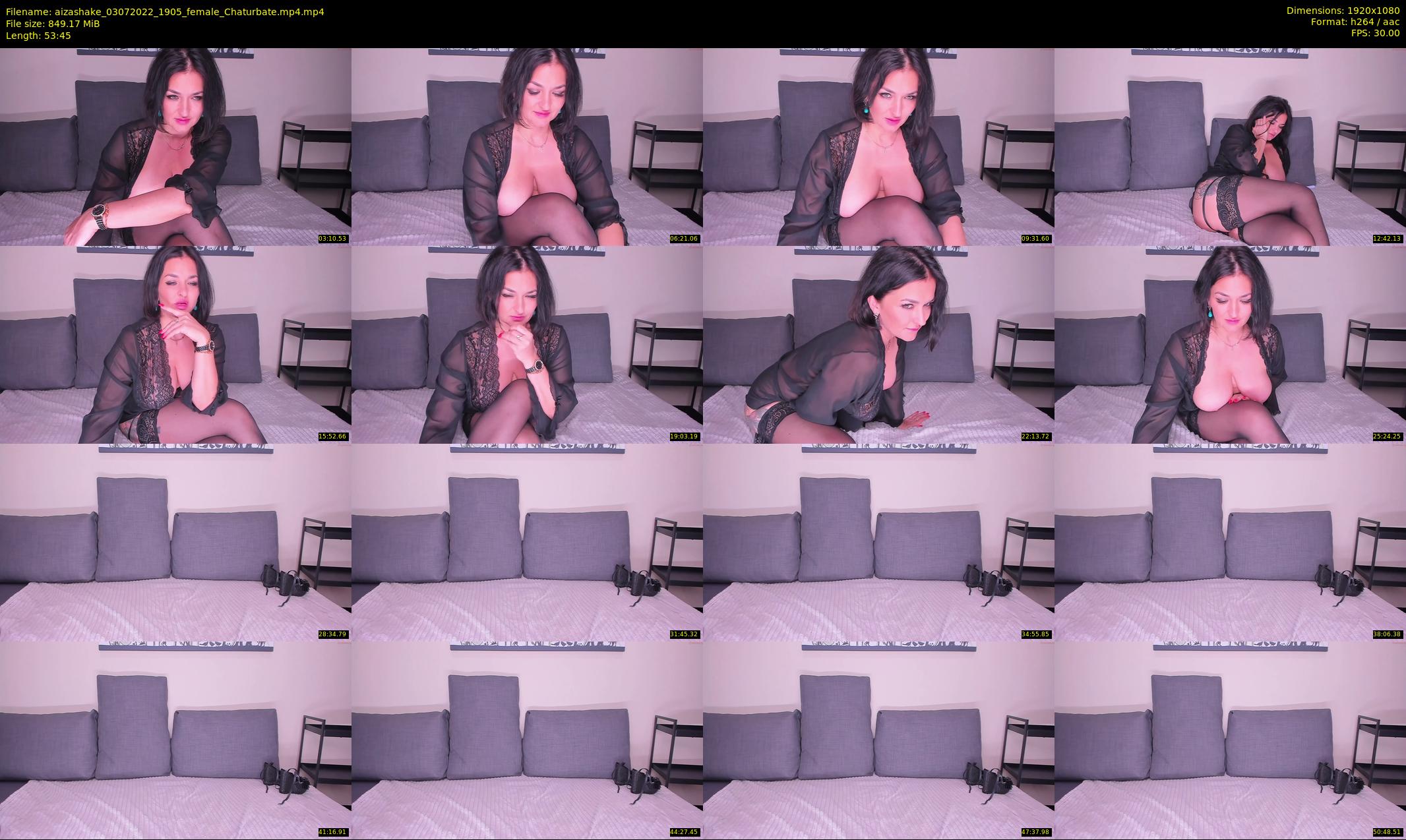 aizashake — 54 minute Chaturbate female cam show recording, 1080p, Jul 3, 2022