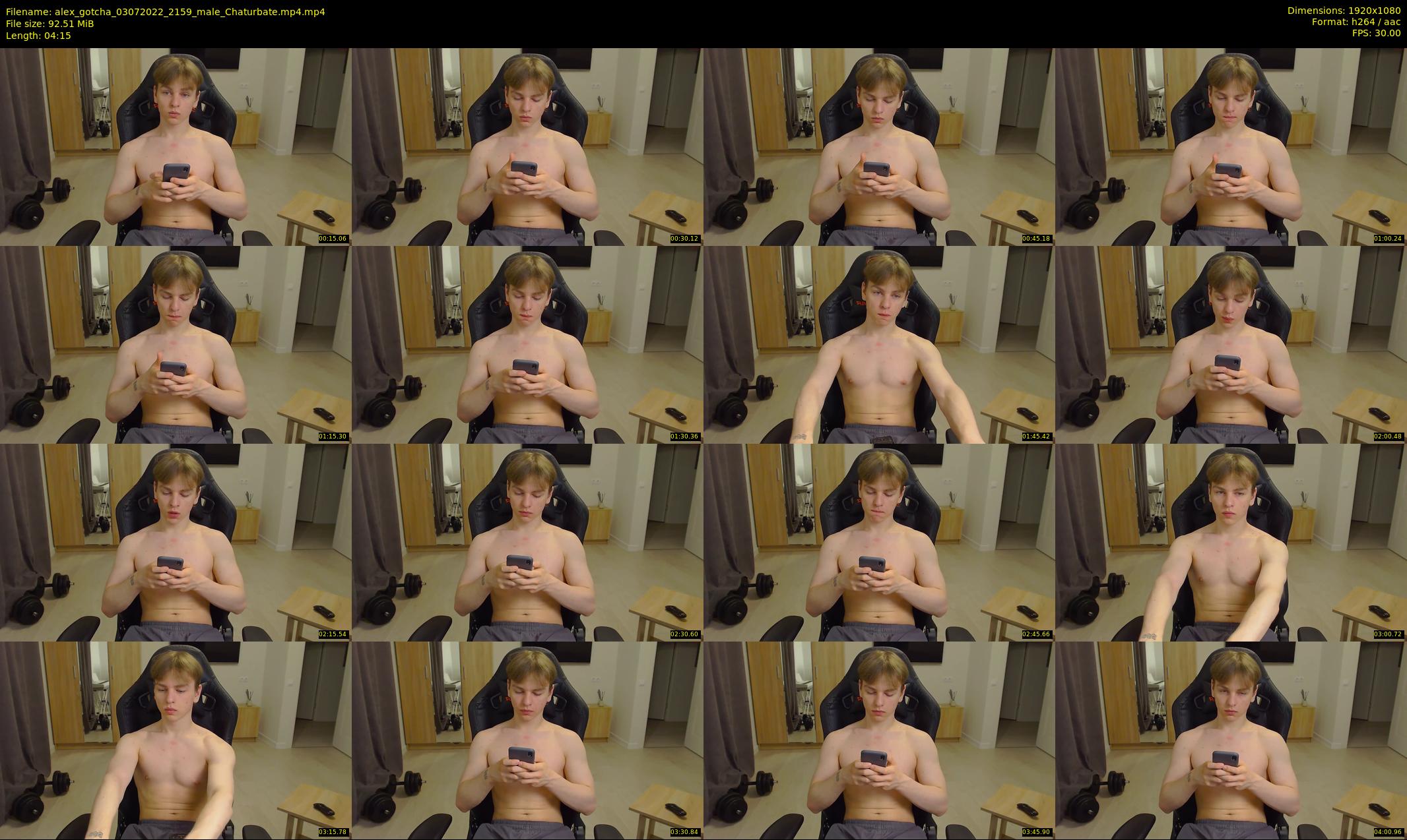 alex_gotcha — 5 minute Chaturbate male cam show recording, 1080p, Jul 3, 2022