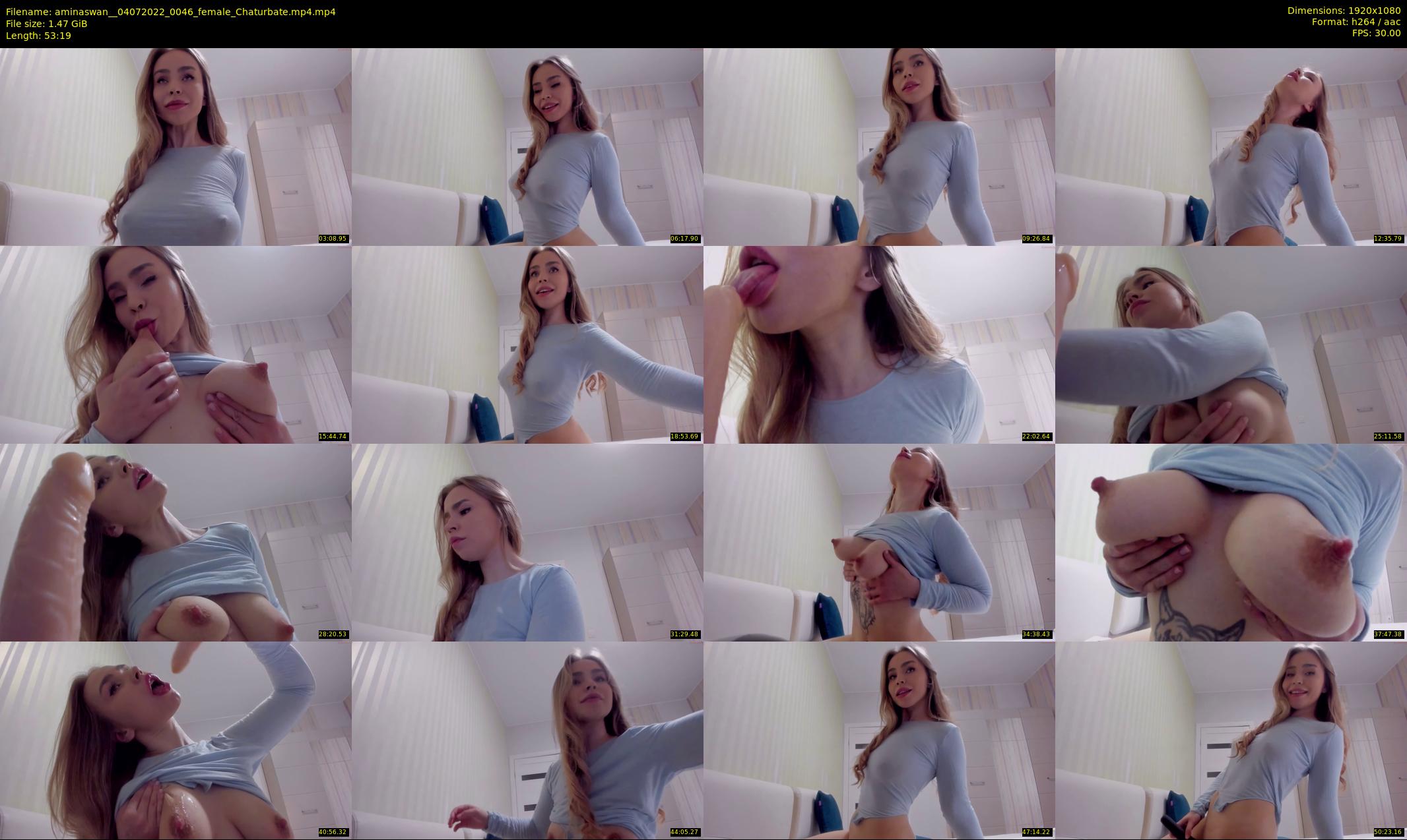 aminaswan_ — 54 minute Chaturbate female cam show recording, 1080p, Jul 4, 2022
