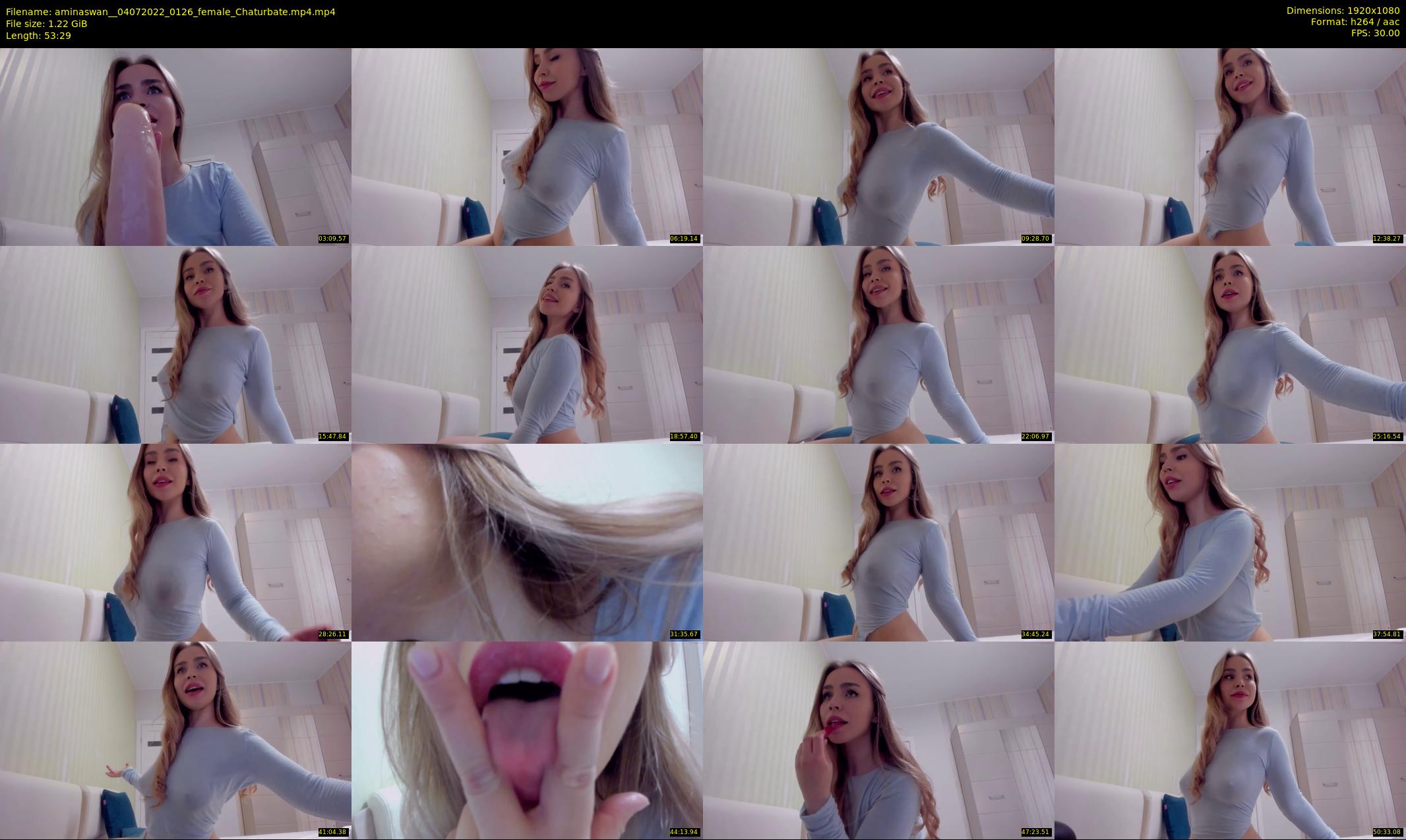aminaswan_ — 54 minute Chaturbate female cam show recording, 1080p, Jul 4, 2022