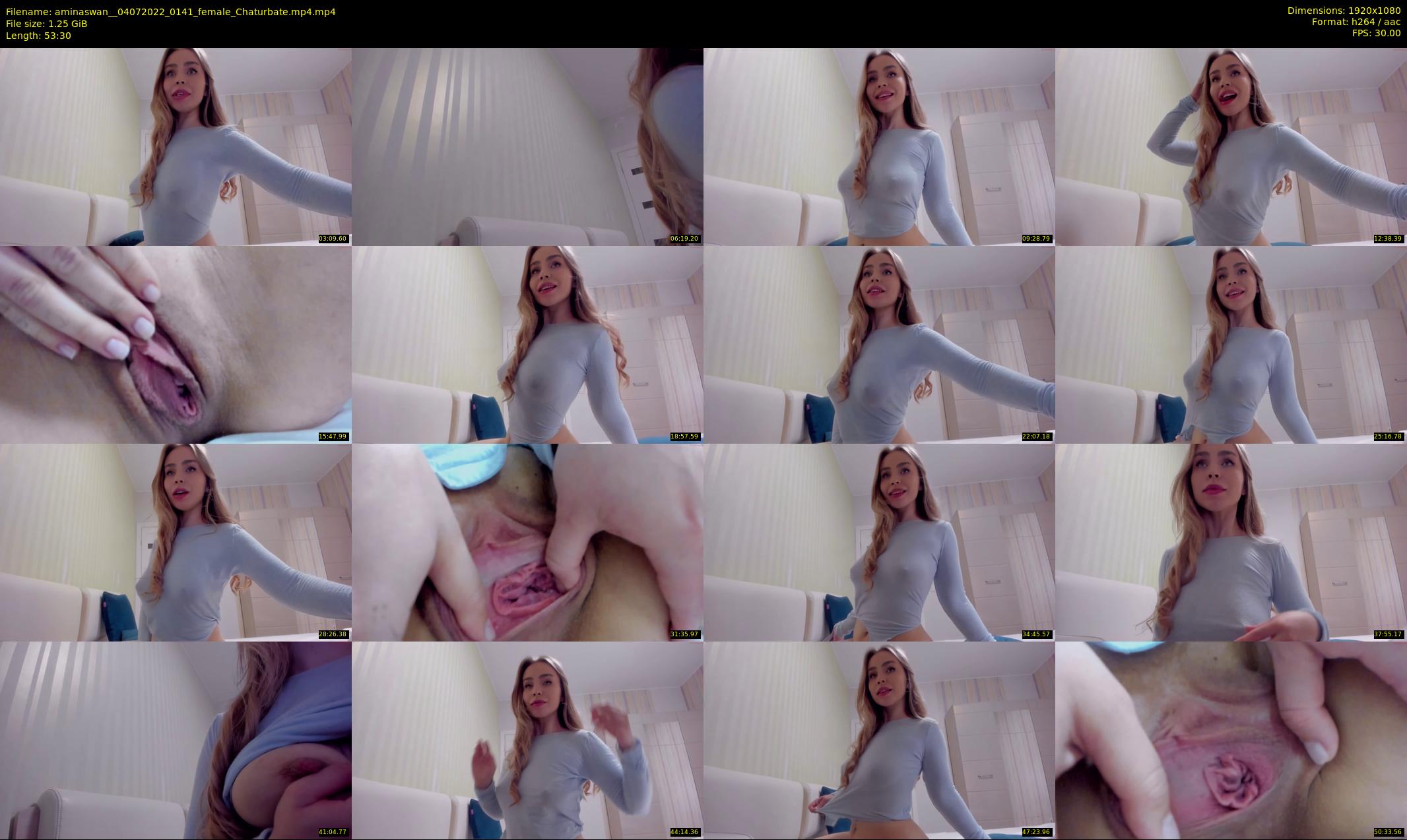 aminaswan_ — 54 minute Chaturbate female cam show recording, 1080p, Jul 4, 2022