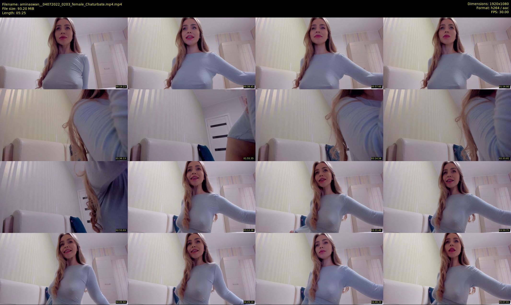 aminaswan_ — 6 minute Chaturbate female cam show recording, 1080p, Jul 4, 2022