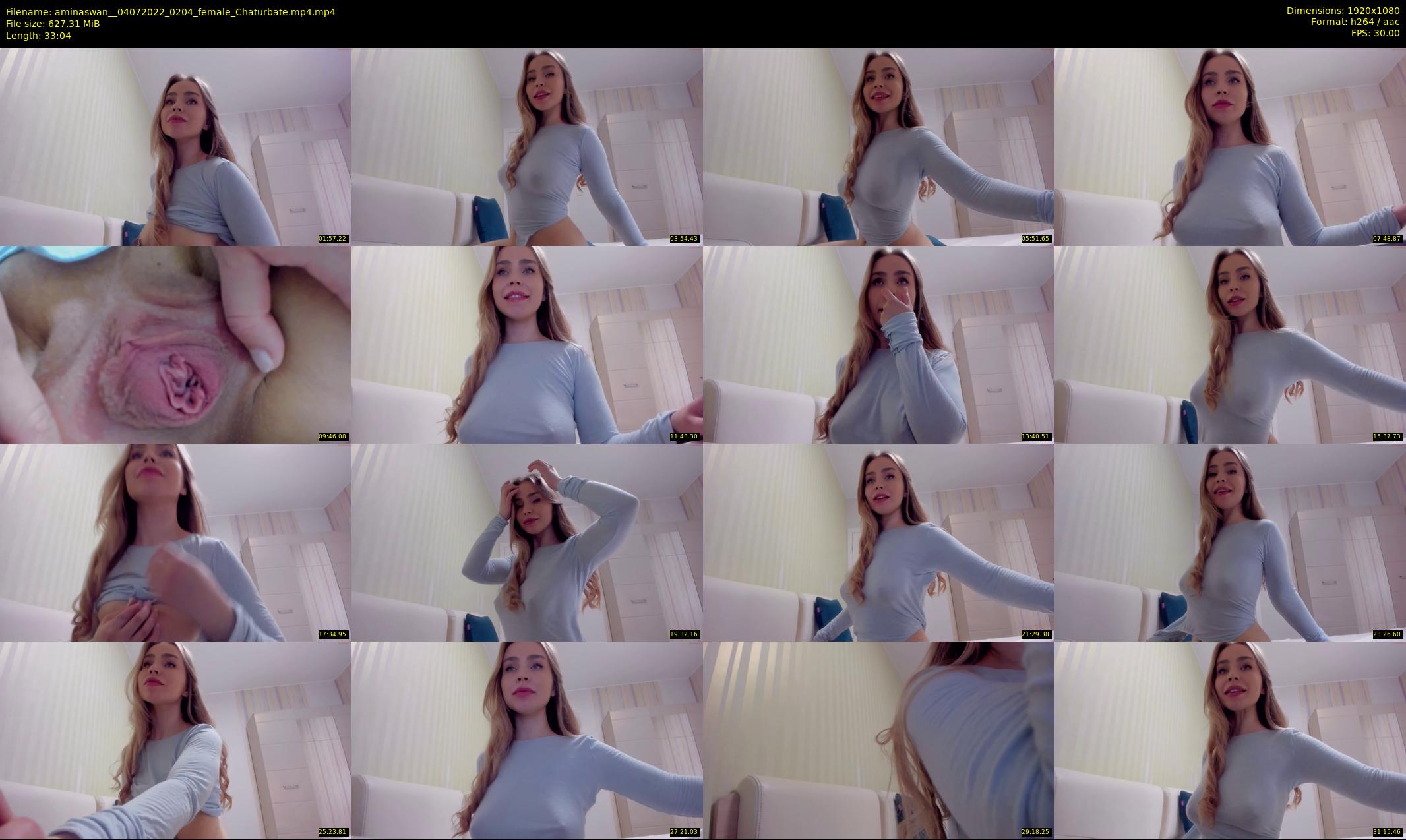 aminaswan_ — 34 minute Chaturbate female cam show recording, 1080p, Jul 4, 2022