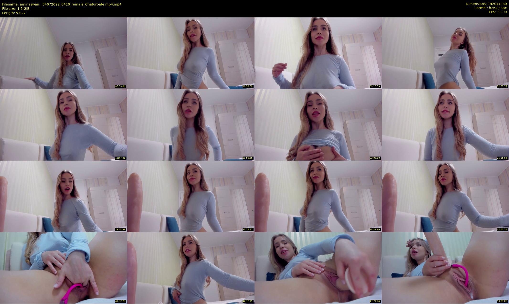 aminaswan_ — 54 minute Chaturbate female cam show recording, 1080p, Jul 4, 2022