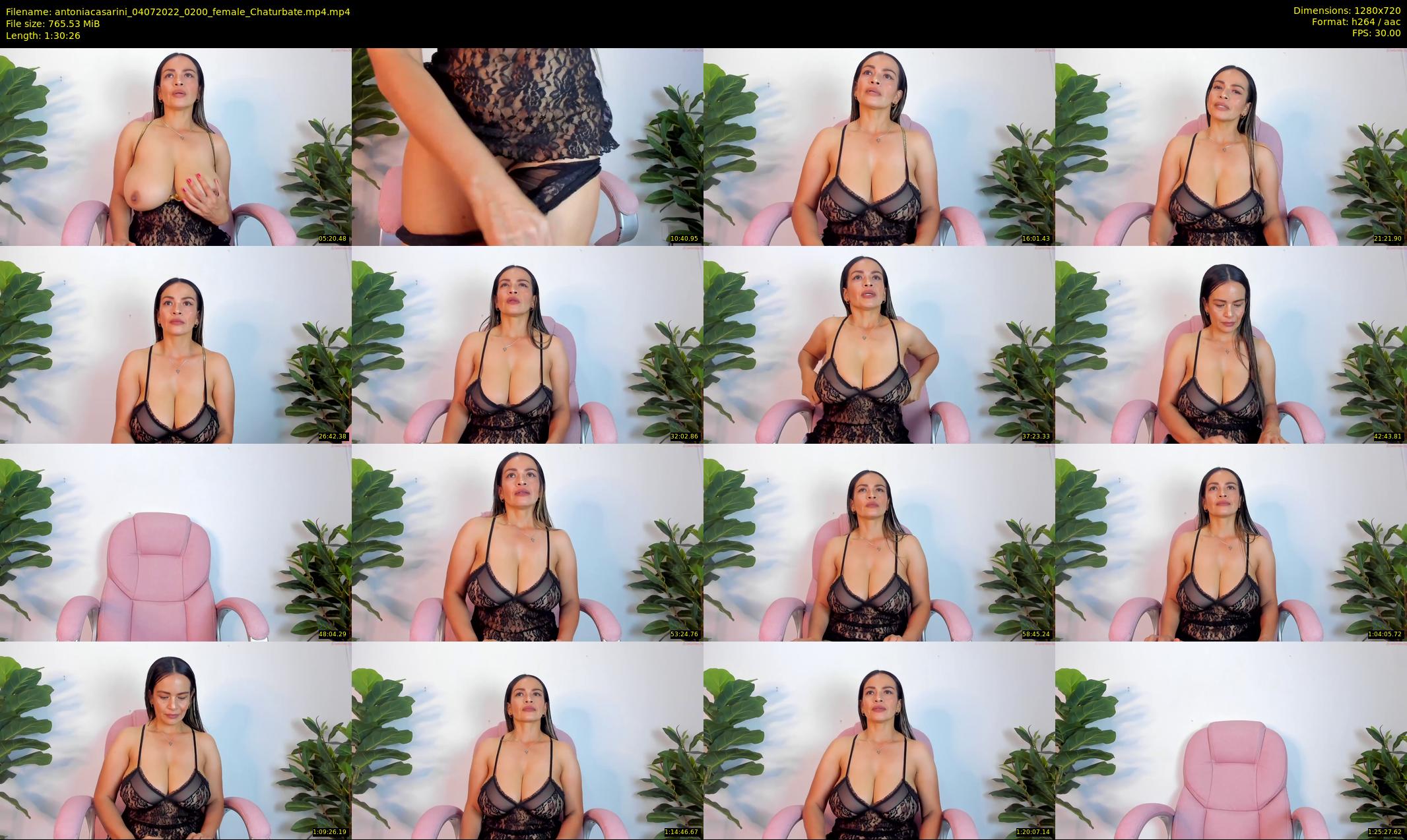 antoniacasarini — 91 minute Chaturbate female cam show recording, 720p, Jul 4, 2022