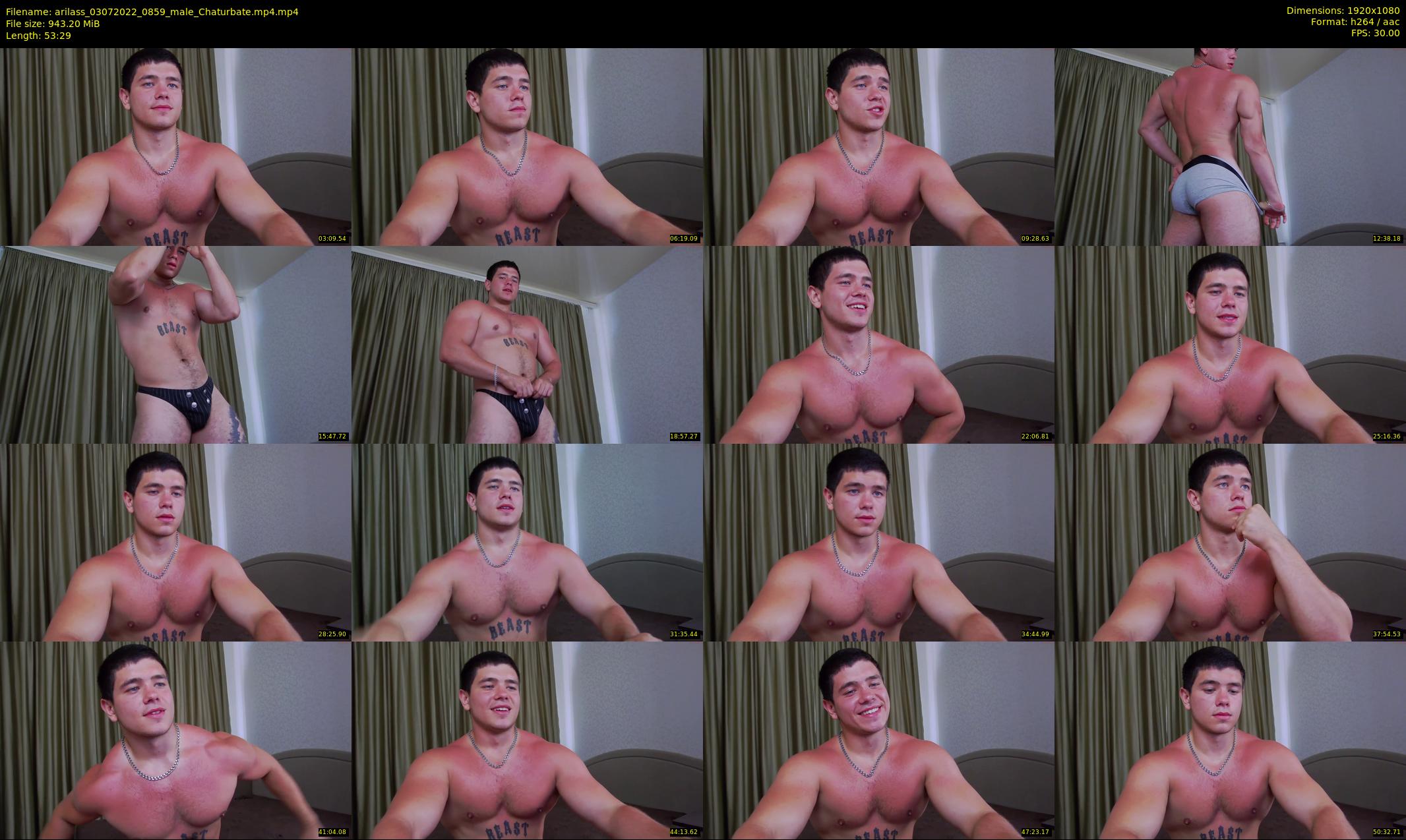 arilass — 54 minute Chaturbate male cam show recording, 1080p, Jul 3, 2022