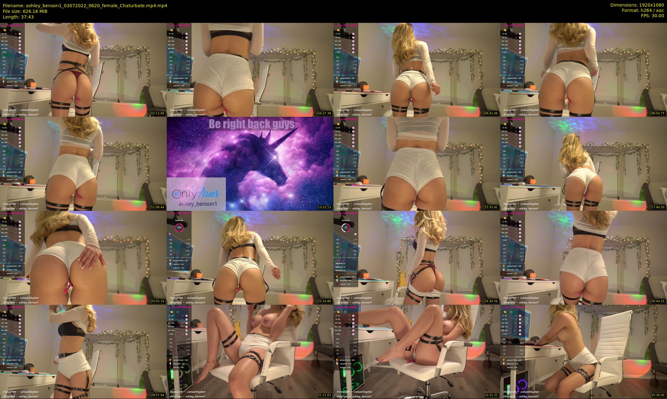 ashley_benson1 — 38 minute Chaturbate female cam show recording, 1080p, Jul 3, 2022