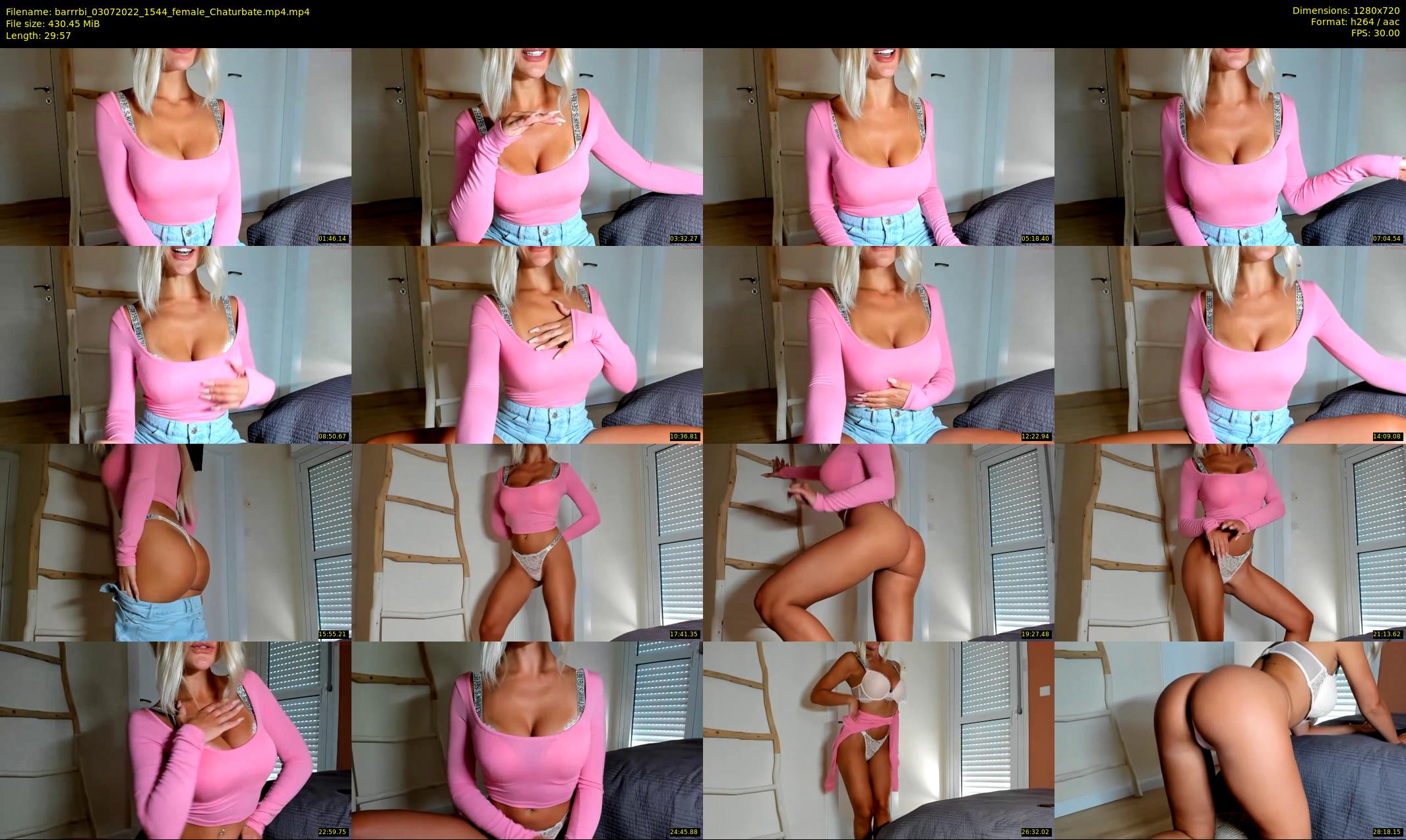 barrrbi — 30 minute Chaturbate female cam show recording, 720p, Jul 3, 2022