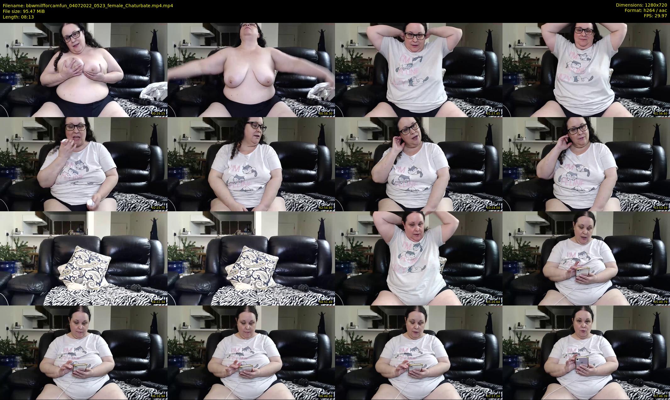 bbwmilfforcamfun — 9 minute Chaturbate female cam show recording, 720p, Jul 4, 2022